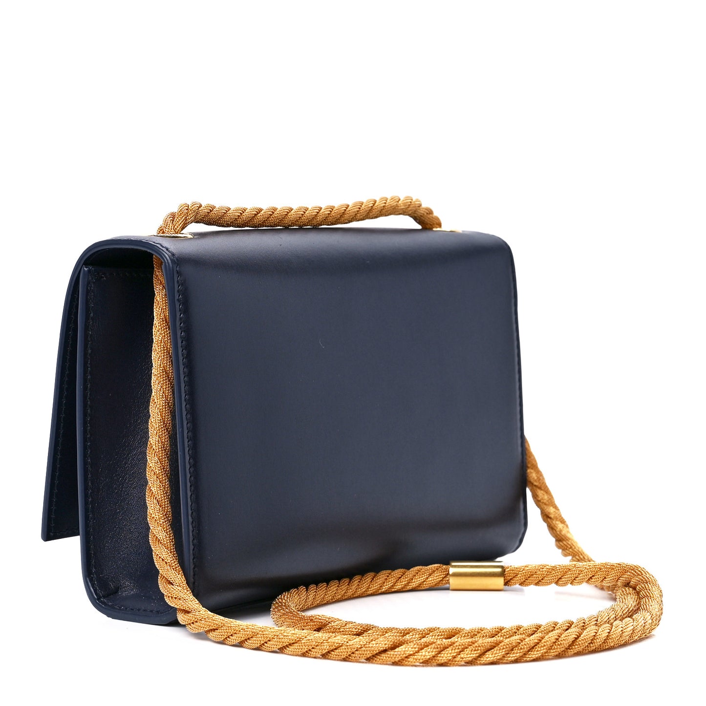 Calfskin Small Monogram Kate Satchel Deep Marine