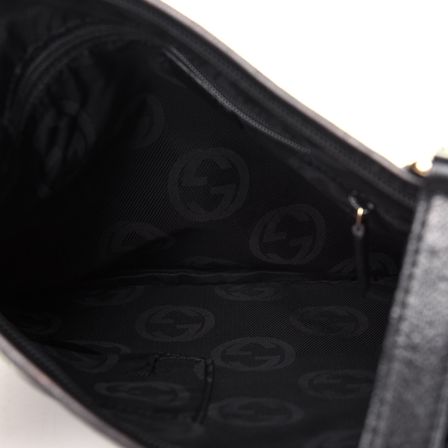 Gucci Guccissima Flat Messenger Bag Dark Brown 5 of 13