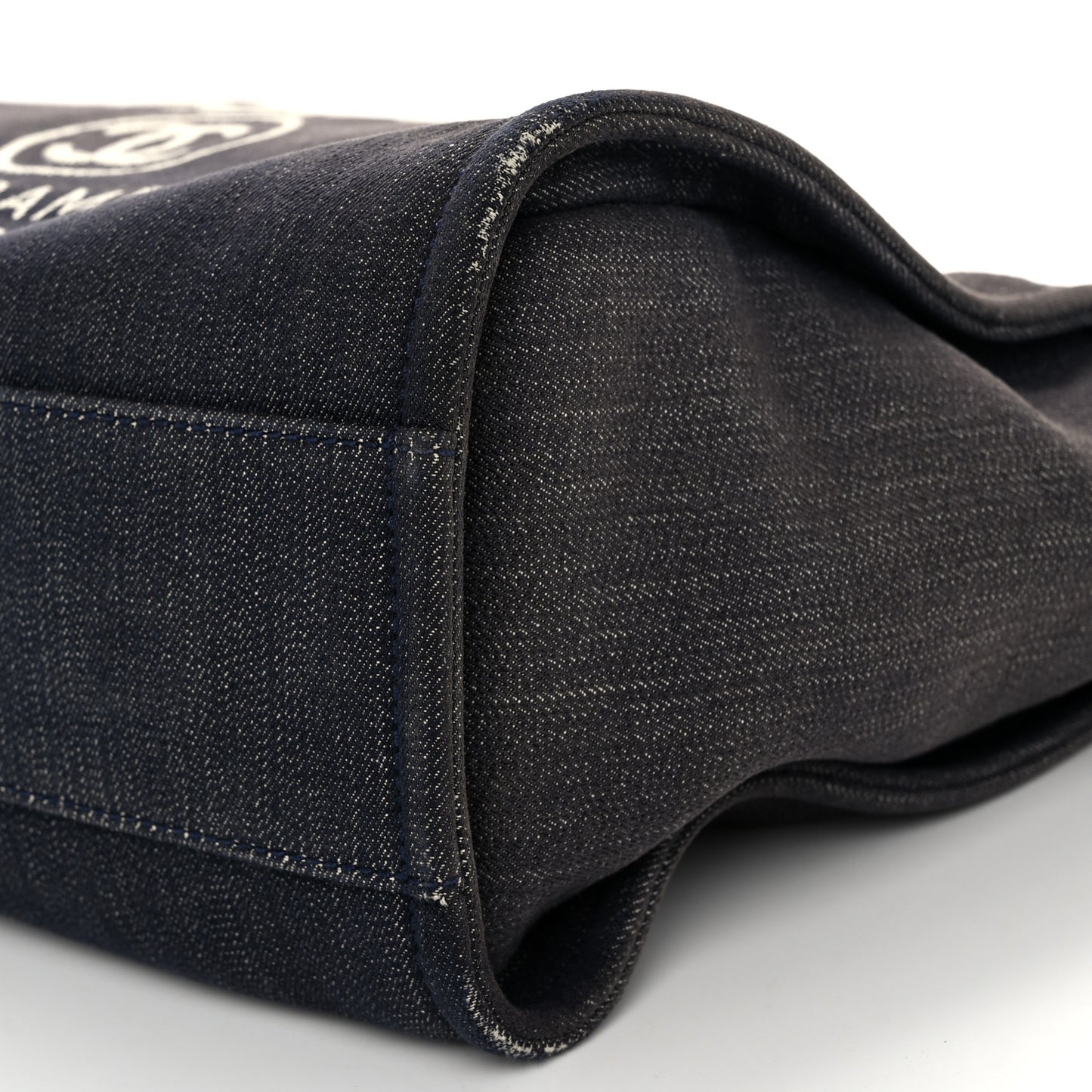 Denim Small Deauville Tote Dark Blue