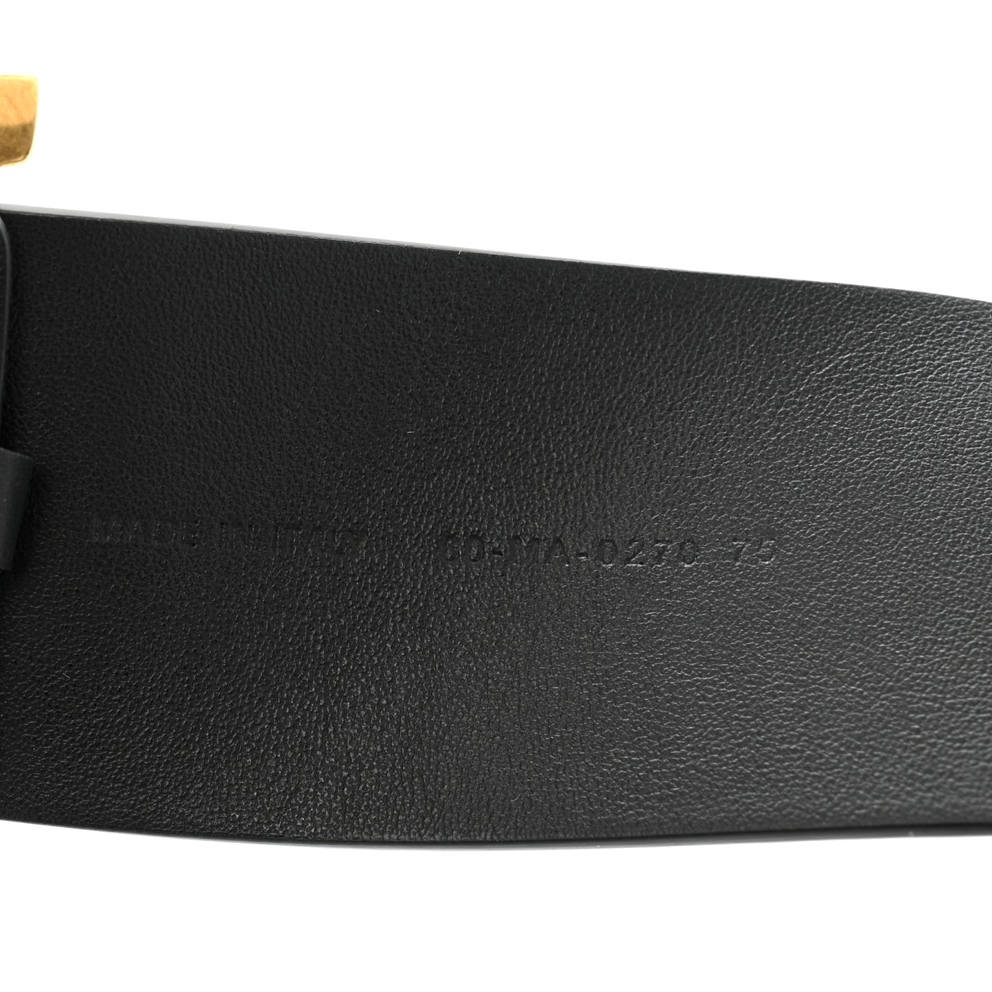 Calfskin Diorquake Belt 75 Black