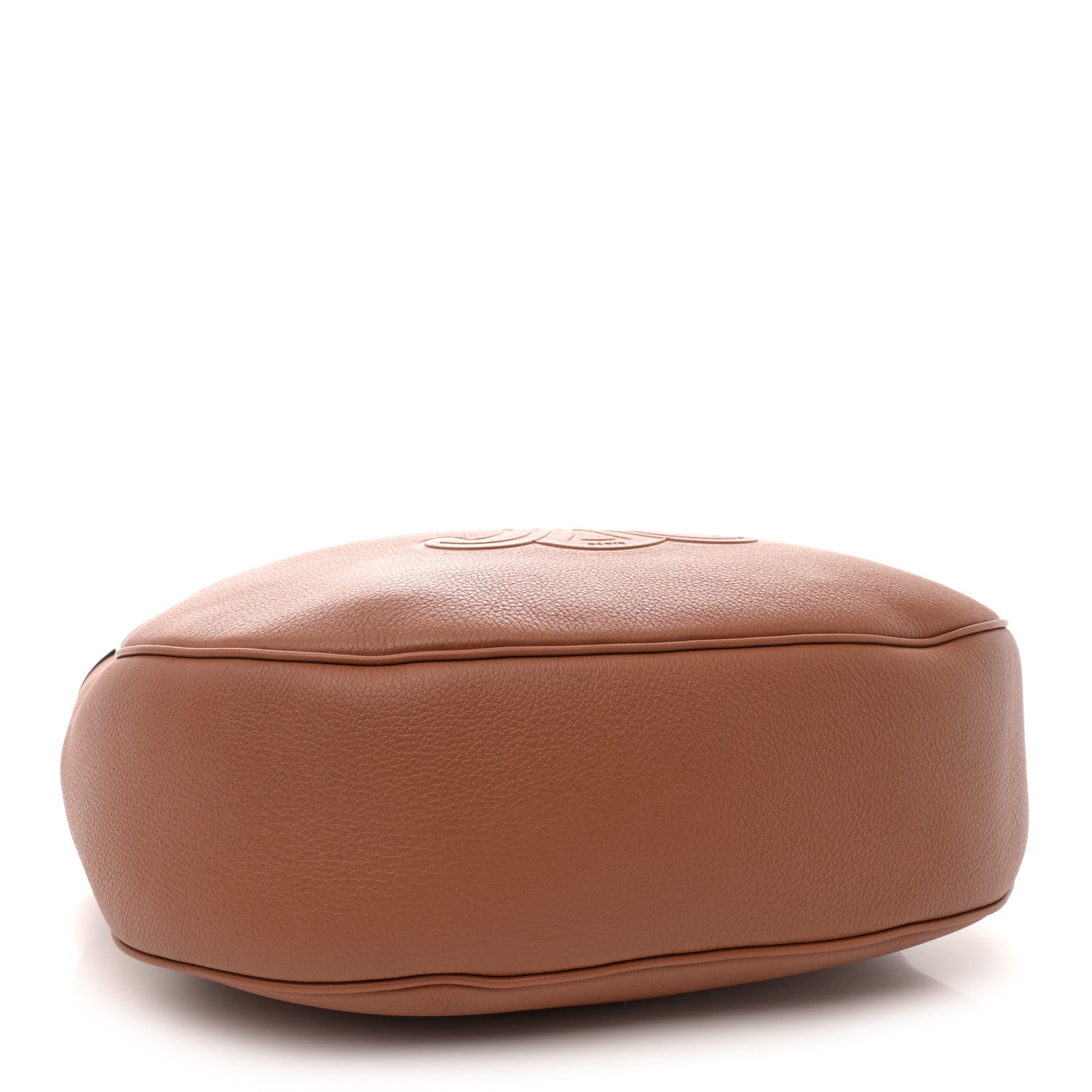 Celine Supple Calfskin Large Triomphe Heloise Shoulder Bag Tan 5 of 12