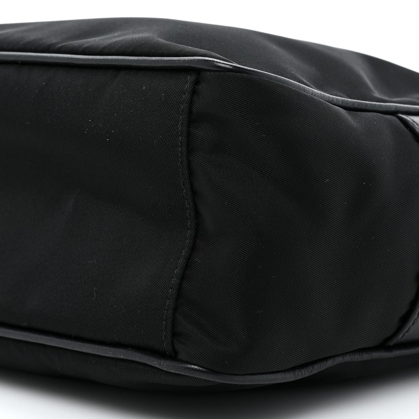 Tessuto Nylon Soft Calf Camera Bag Black