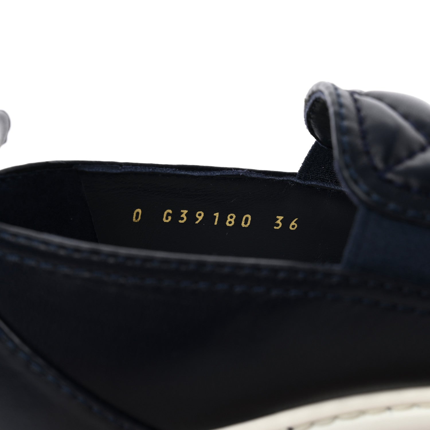Chanel Lambskin Quilted Womens CC Stroll Sneakers 36 Dark Blue Black 9 of 13