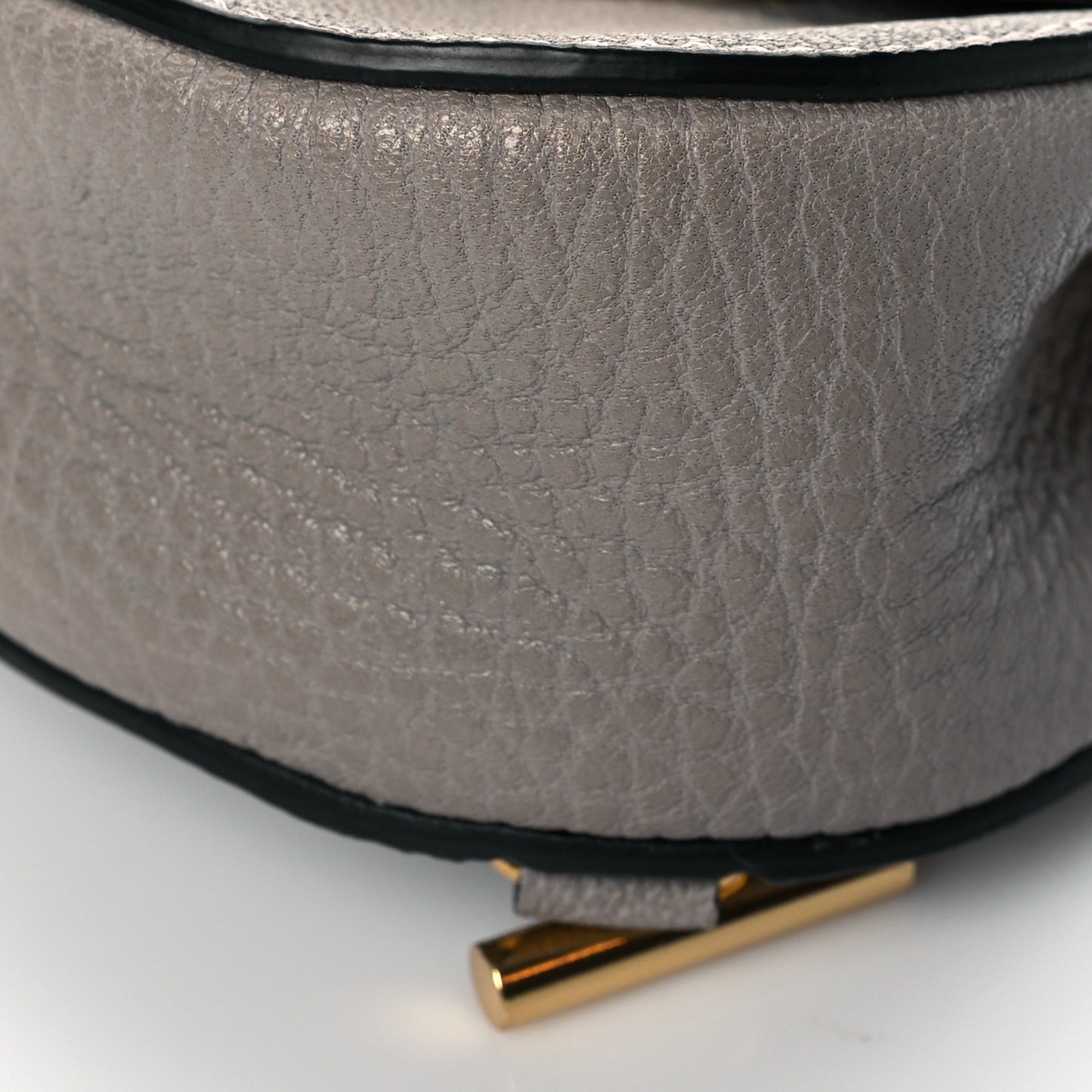 Grained Lambskin Mini Drew Crossbody Backpack Motty Grey