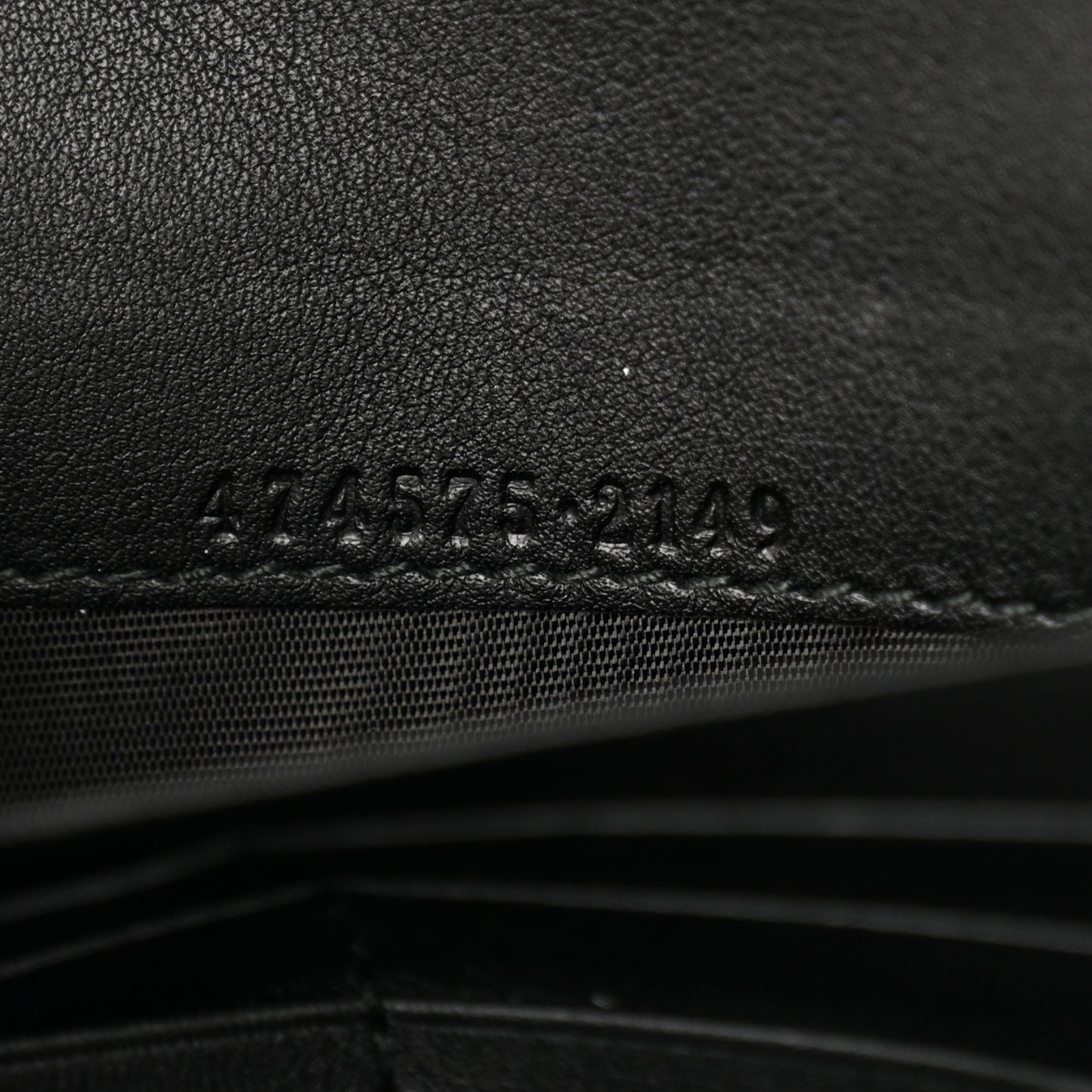 Velvet Matelasse GG Marmont Chain Wallet Black