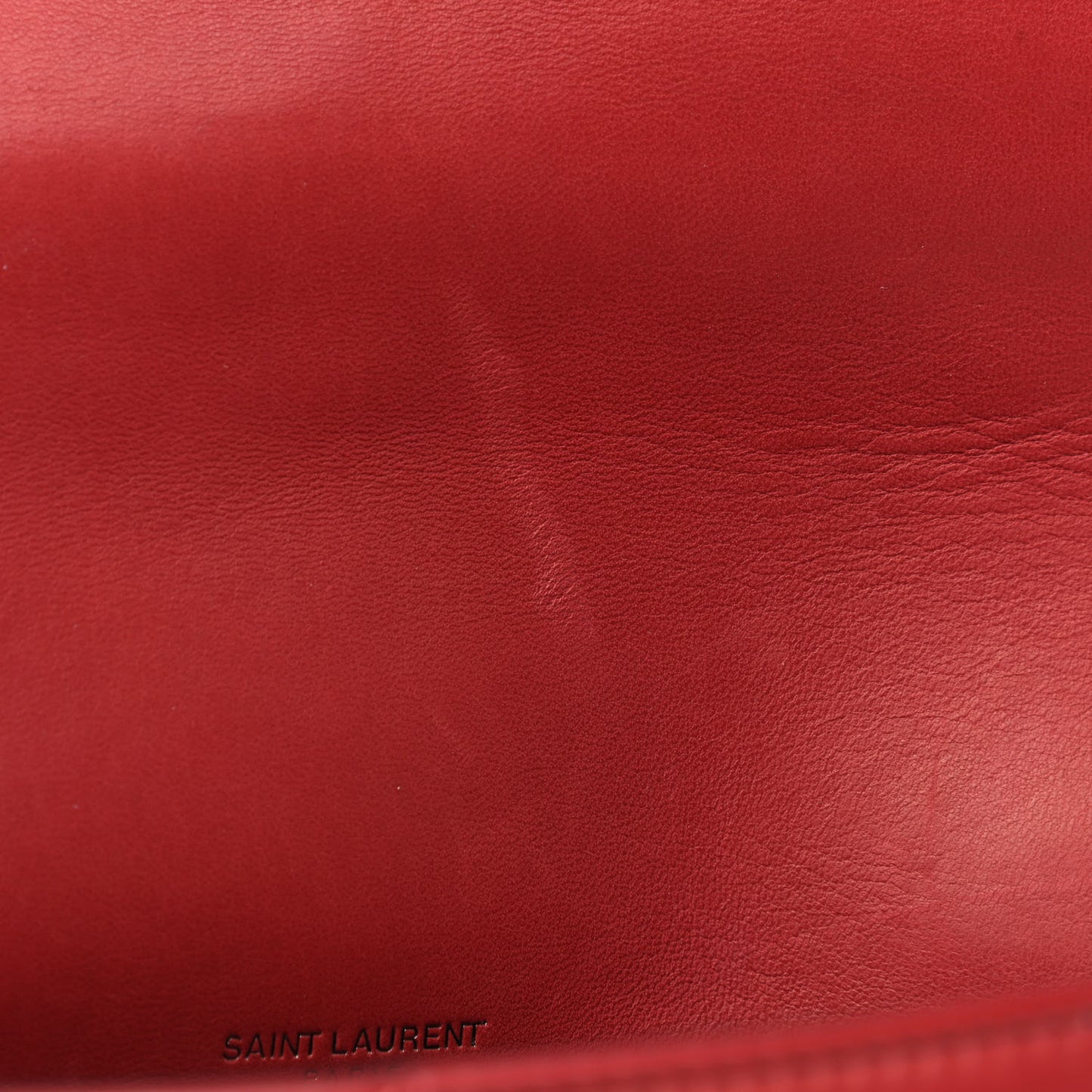 Lambskin Patchwork Monogram Medium Jamie Red