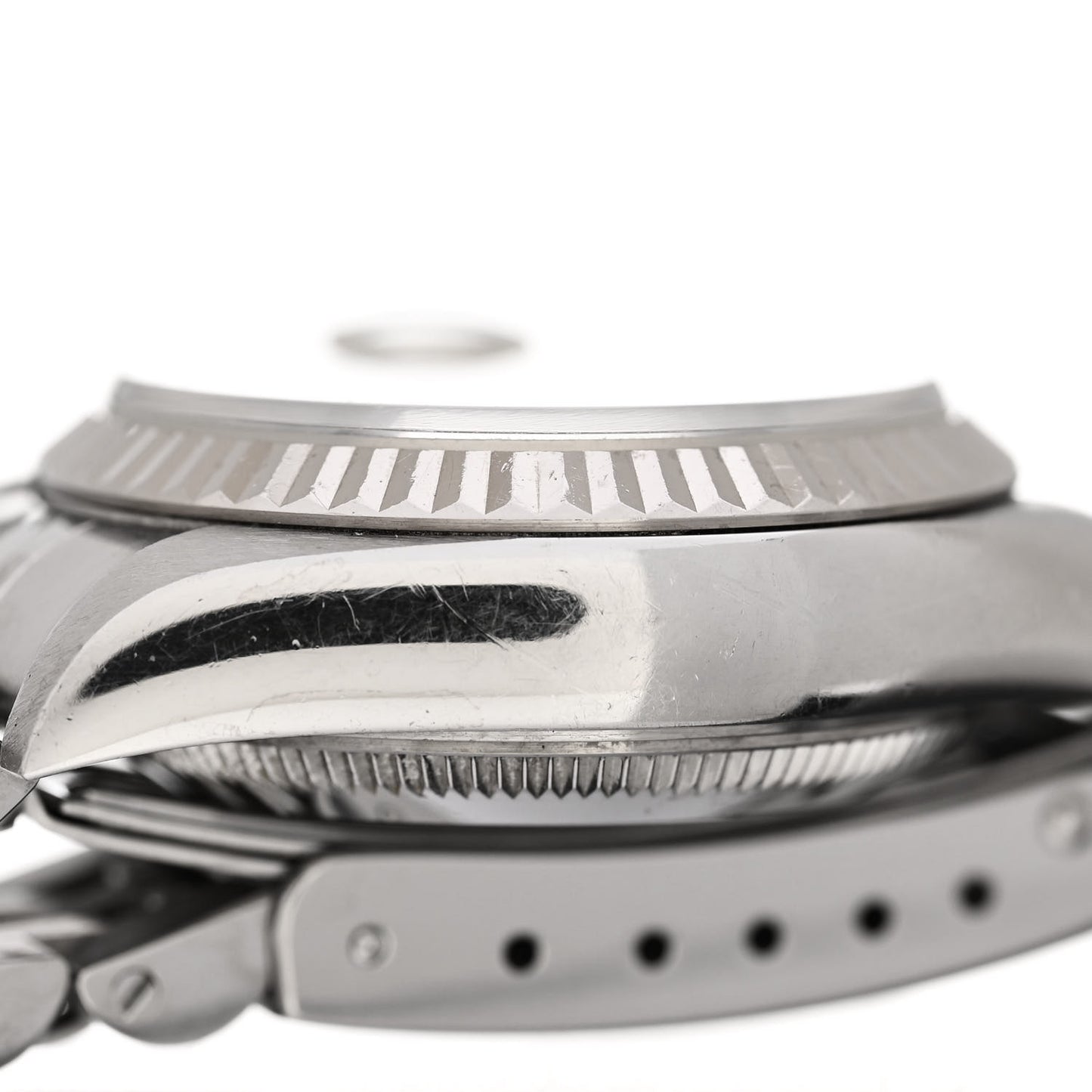 Stainless Steel 18K White Gold 26mm Oyster Perpetual Datejust Watch White 69174