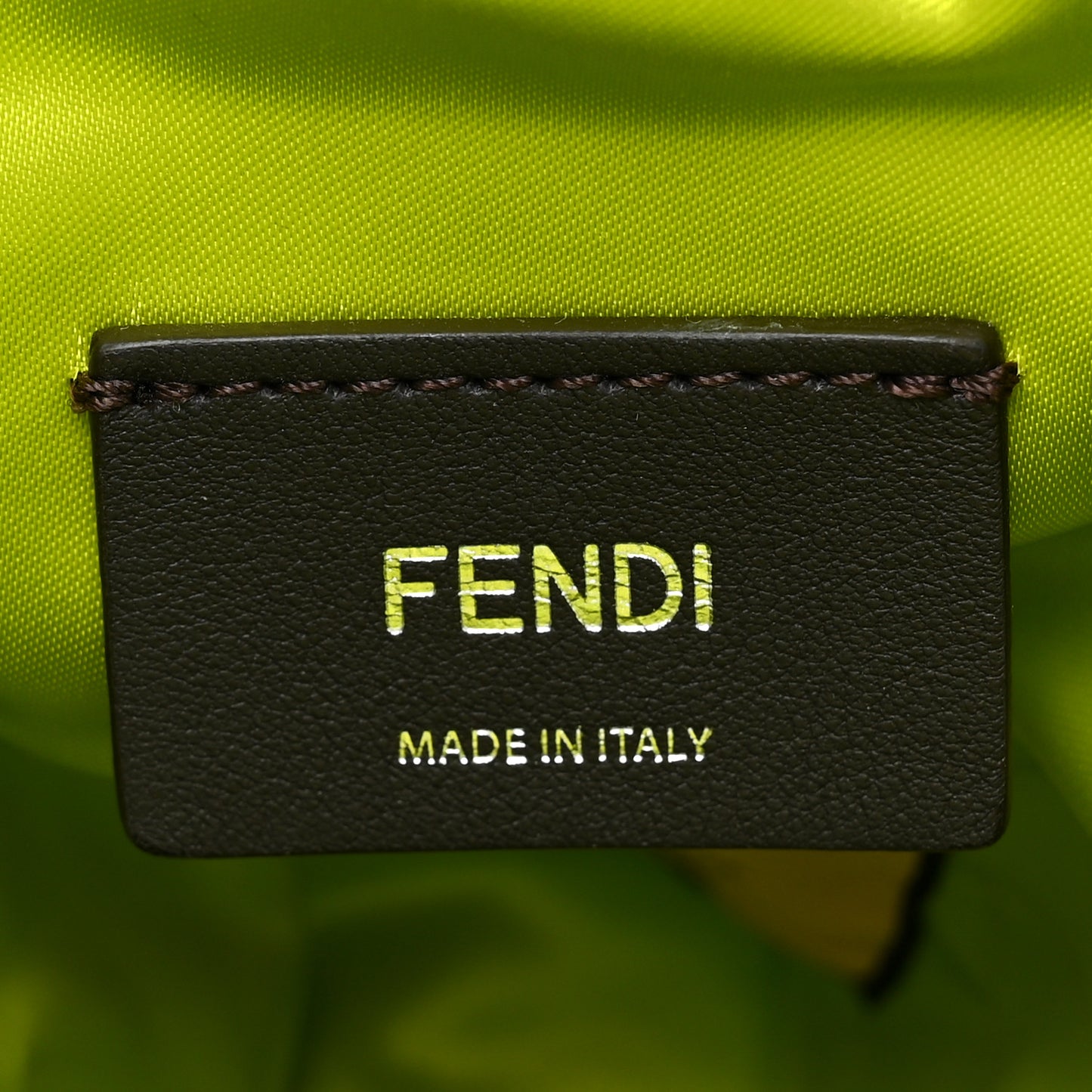 Nylon Ninfa Vitello King Cuoio Mini Mon Tresor Bucket Bag Wasabi