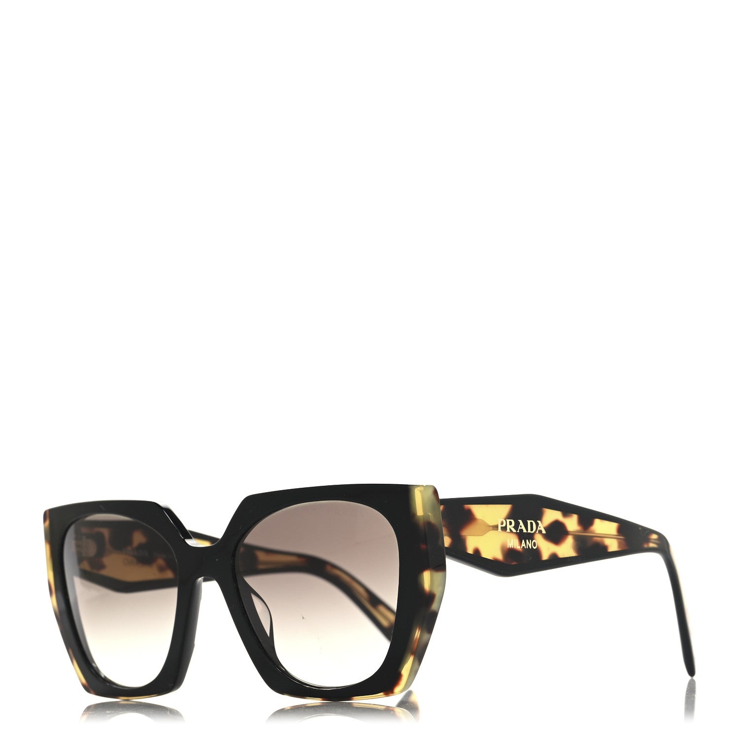 Prada Acetate Sunglasses SPR 15W Tortoise 1737381 – FASHIONPHILE display picture 1