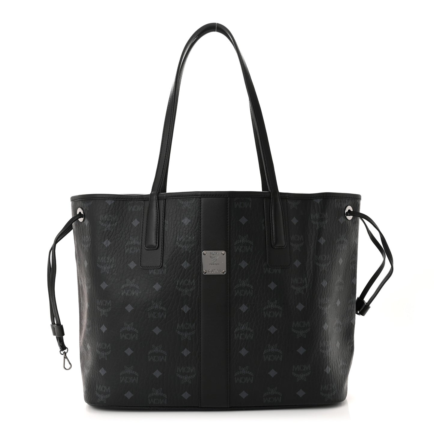 Visetos Medium Liz Reversible Shopper Tote Black