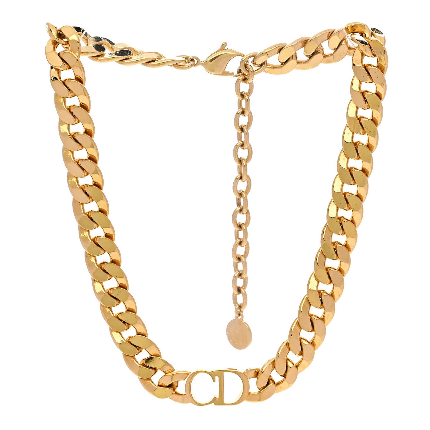 Metal Danseuse Etoile Chain Choker Necklace Gold
