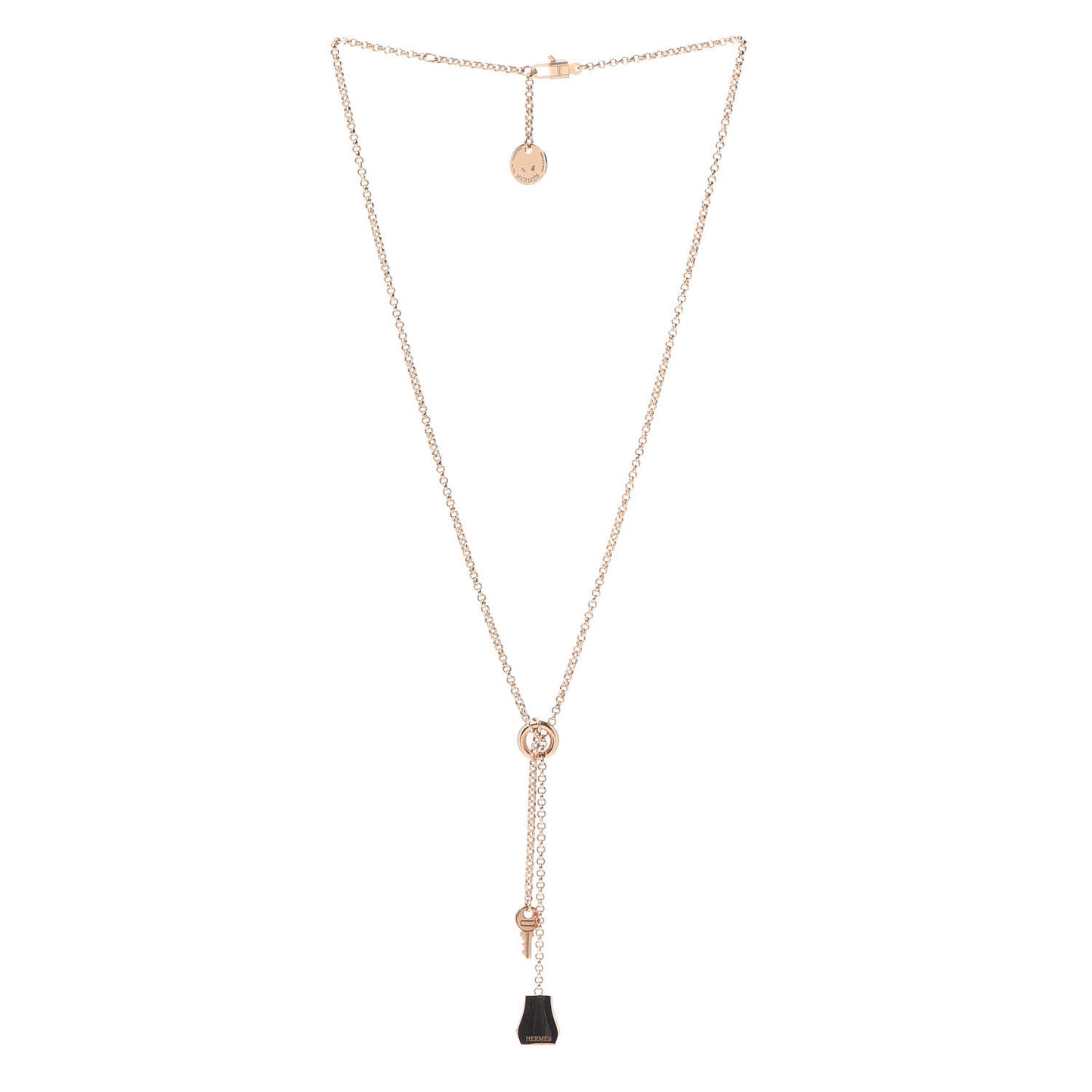 18K Rose Gold PM Kelly Clochette Necklace