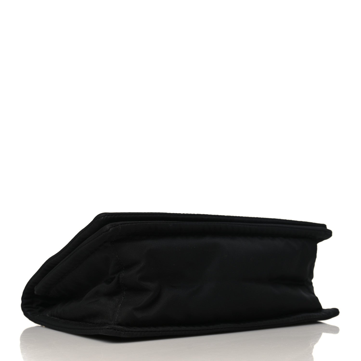 Prada Tessuto Nylon Padded Chain Shoulder Bag Black 4 of 9