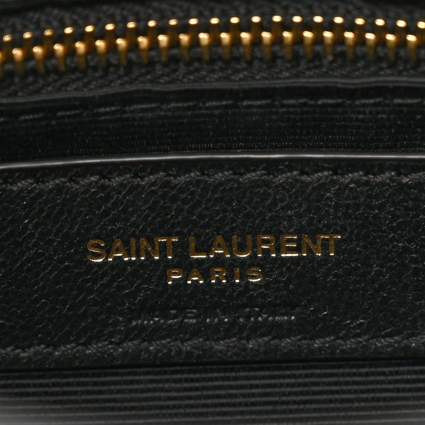 Lambskin Quilted Cerniera Shoulder Bag Black