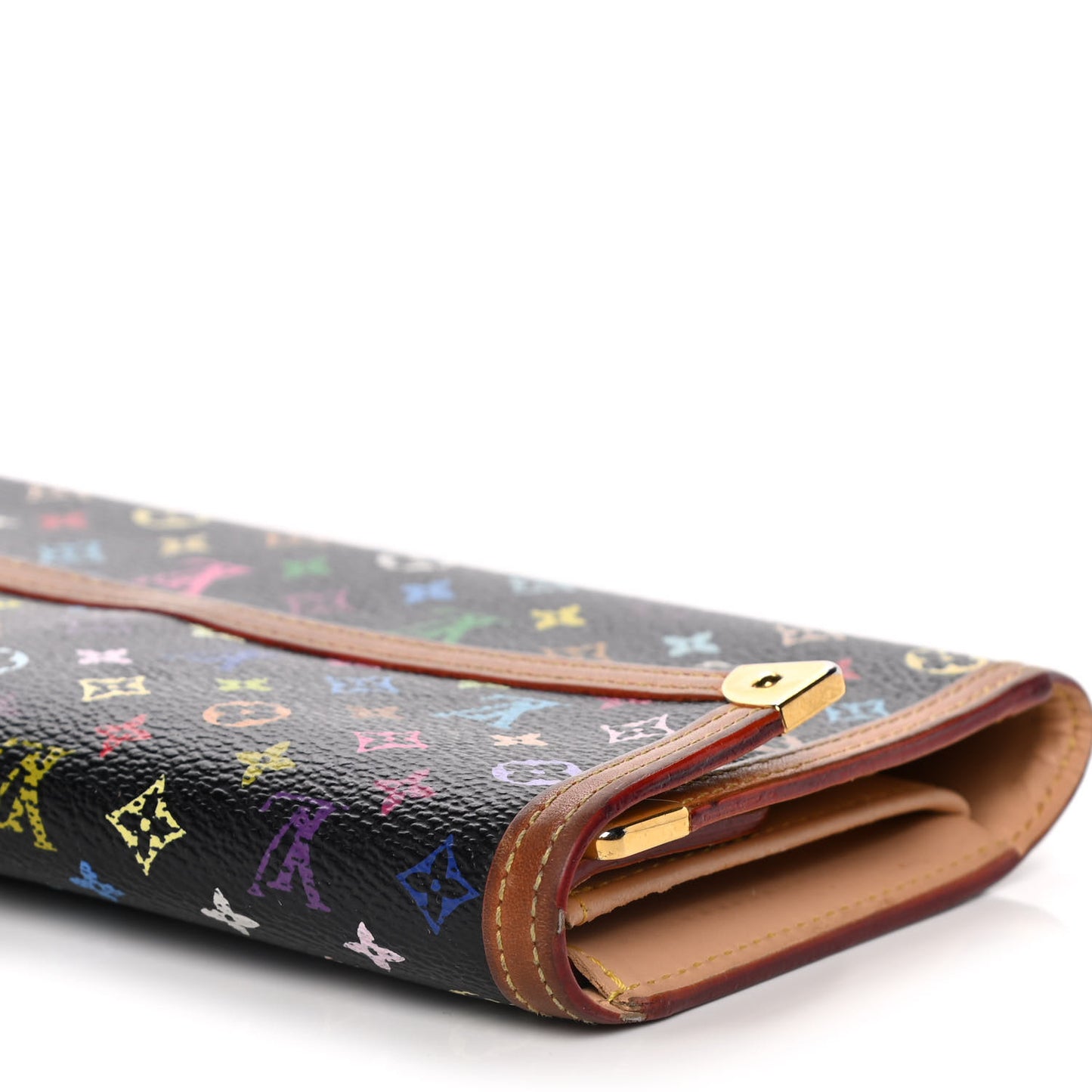 Monogram Multicolor Porte Tresor International Wallet Black