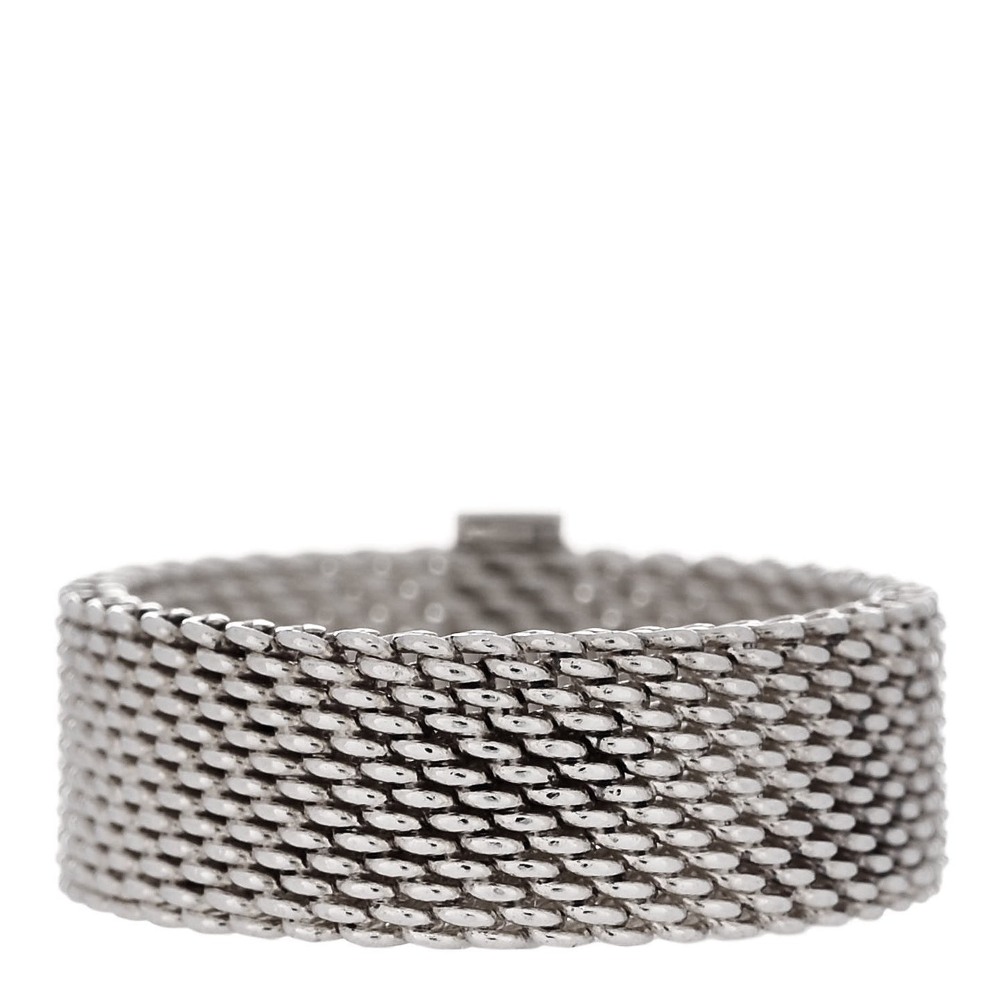 Sterling Silver Diamond Somerset Mesh Ring 52 6