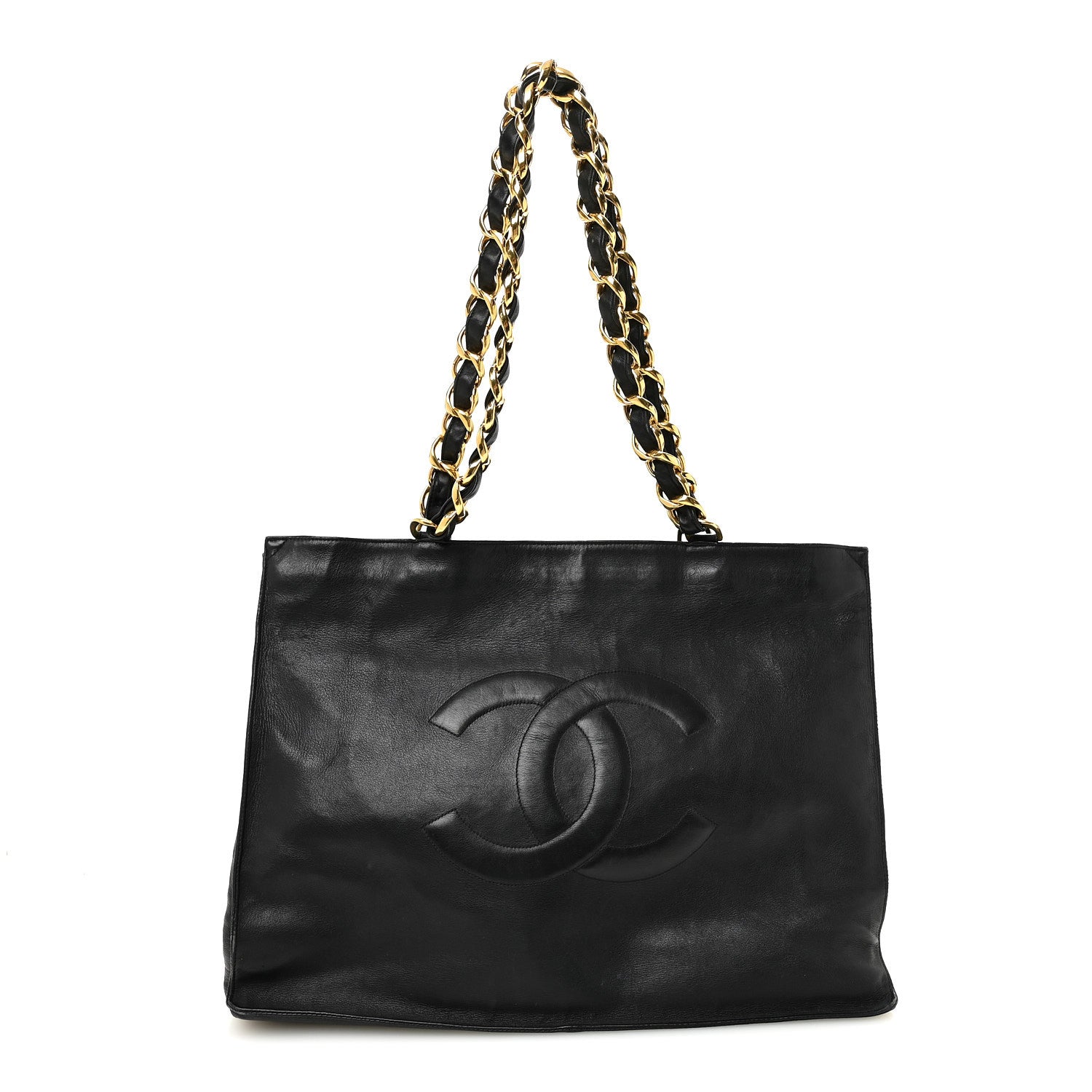CHANEL ロゴスタンド 黒 オブジェ Chanel Lambskin CC Tote Black 1895491 – FASHIONPHILE