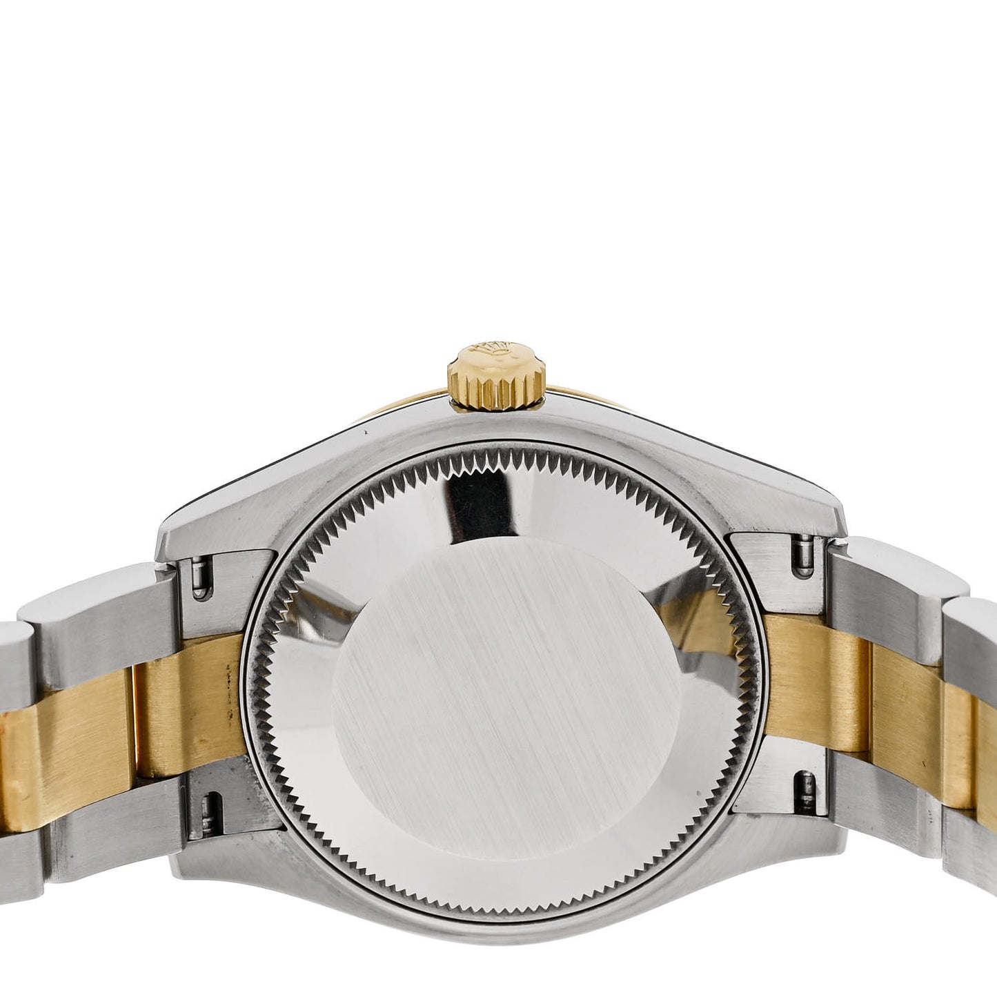 Stainless Steel 18K Yellow Gold Diamond Black Mother of Pearl 31mm Oyster Perpetual Datejust Watch 278273