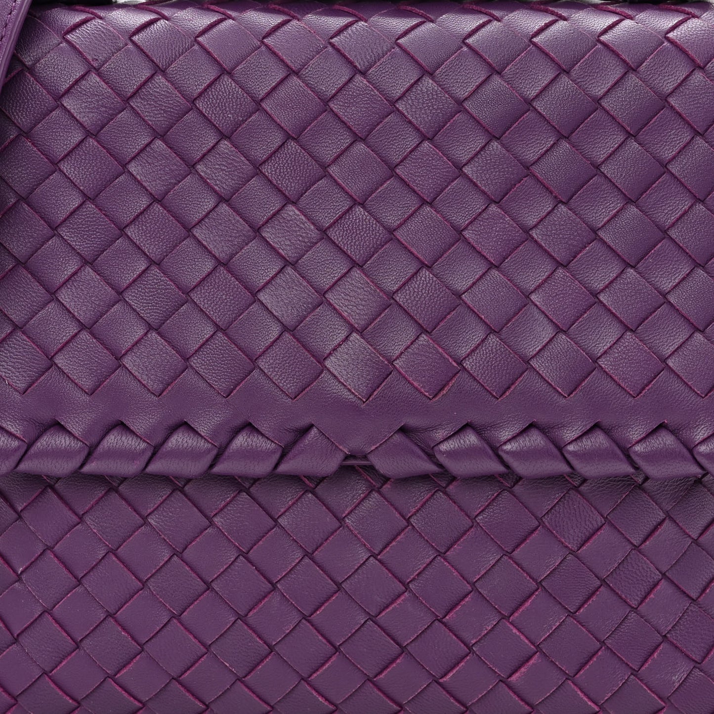 Nappa Intrecciato Small Olimpia Shoulder Bag Byzantine