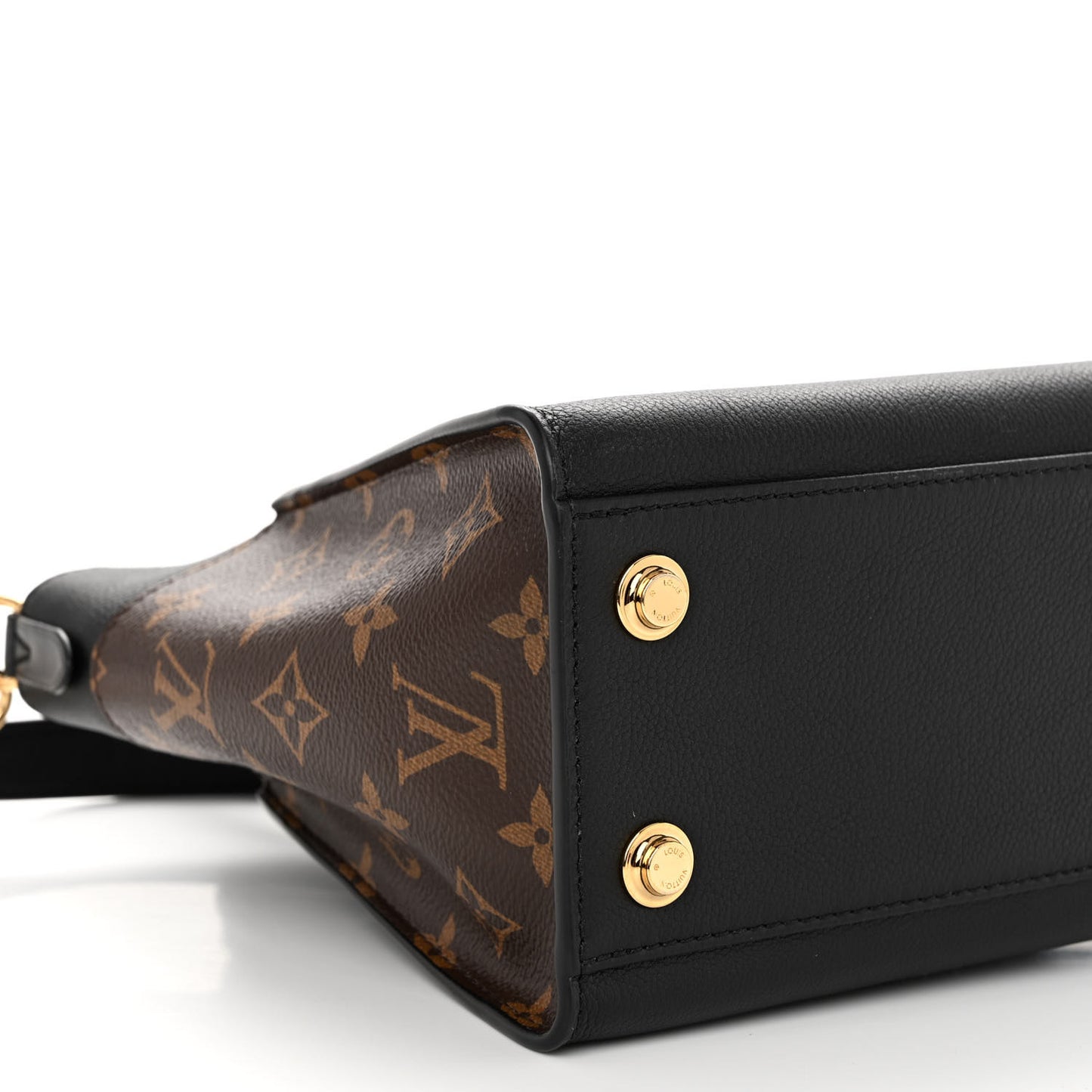 Calfskin Monogram On My Side PM Black