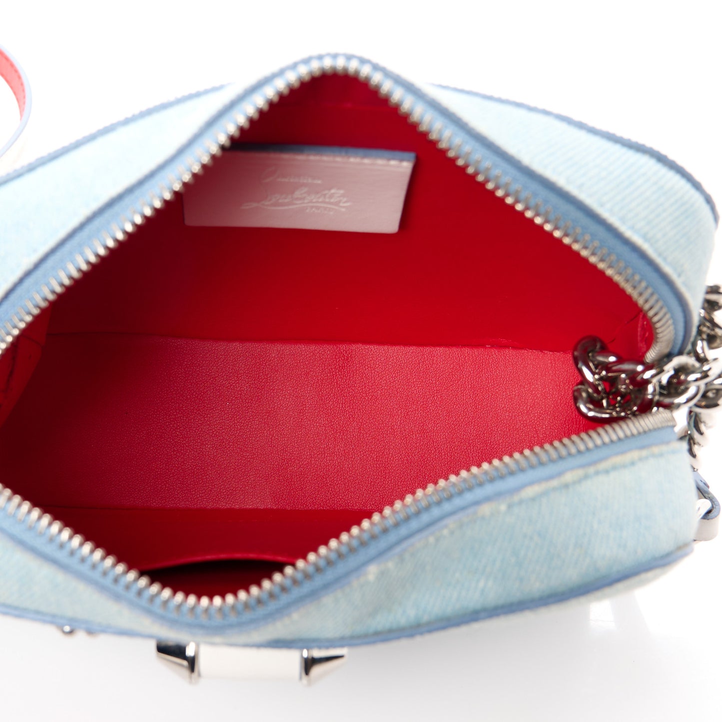 Denim Sequin Love Mini Rubylou Crossbody Blue Multicolor
