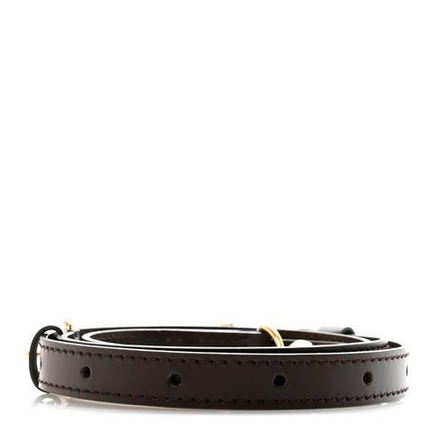 Calfskin 16mm Adjustable Shoulder Strap Ebene