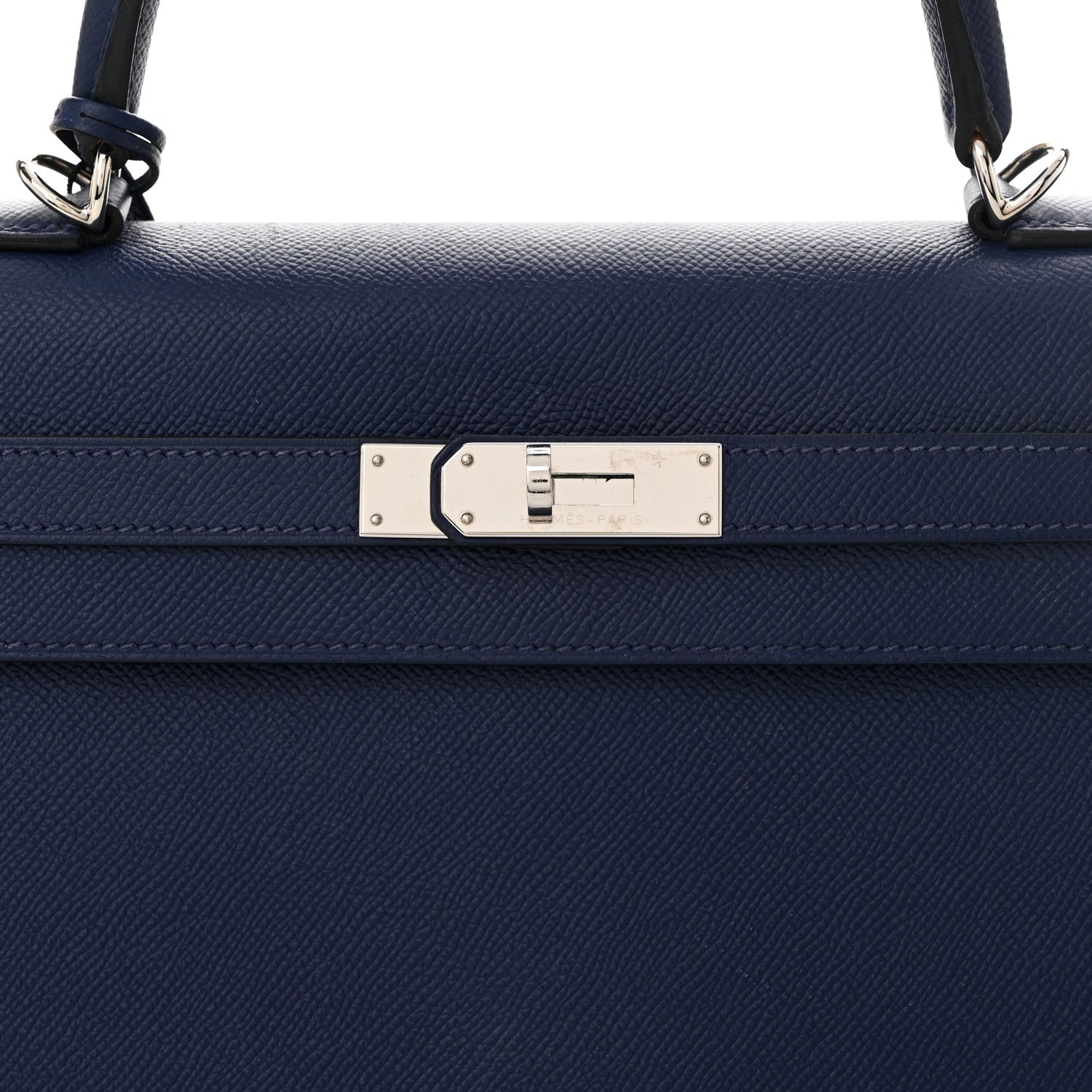 Hermes Epsom Kelly Sellier 35 Bleu Saphir 8 of 11