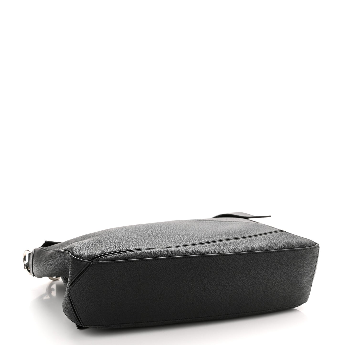 Calfskin Puzzle Messenger Bag Black