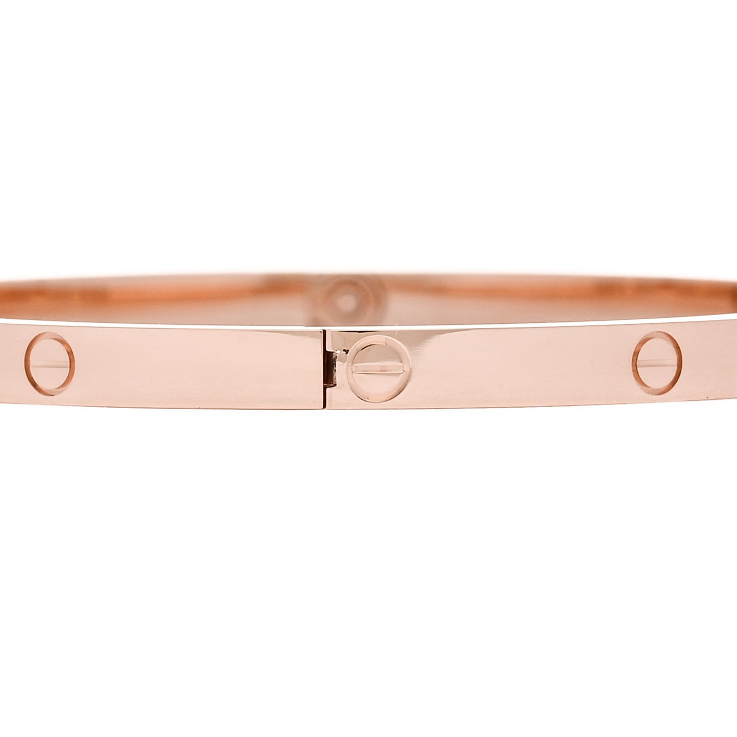18K Pink Gold Small LOVE Bracelet 17