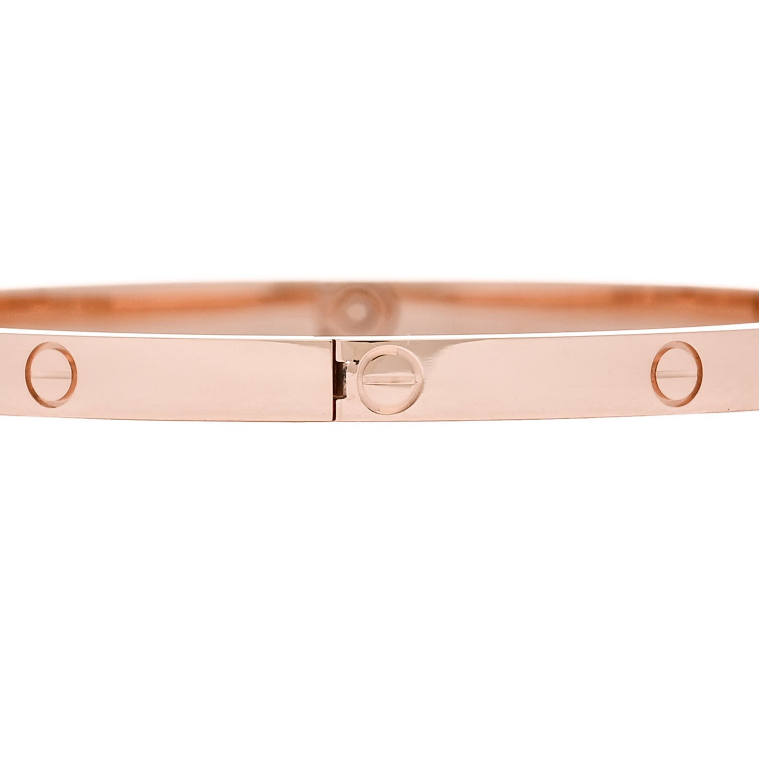 Cartier 18K Pink Gold Small LOVE Bracelet 17 5 of 8