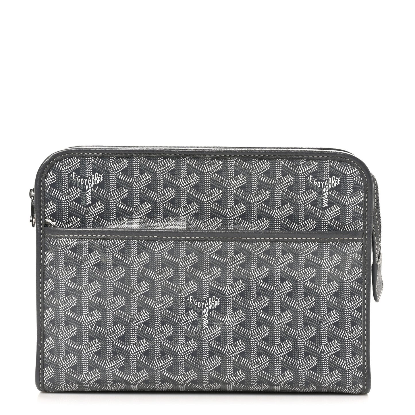 Goyardine Jouvence MM Toiletry Pouch Grey
