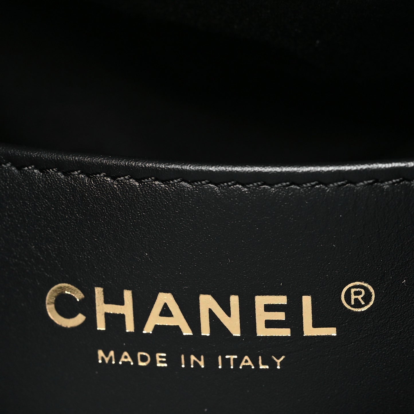 Washed Denim Quilted Medium Chanel 25 Handbag Black