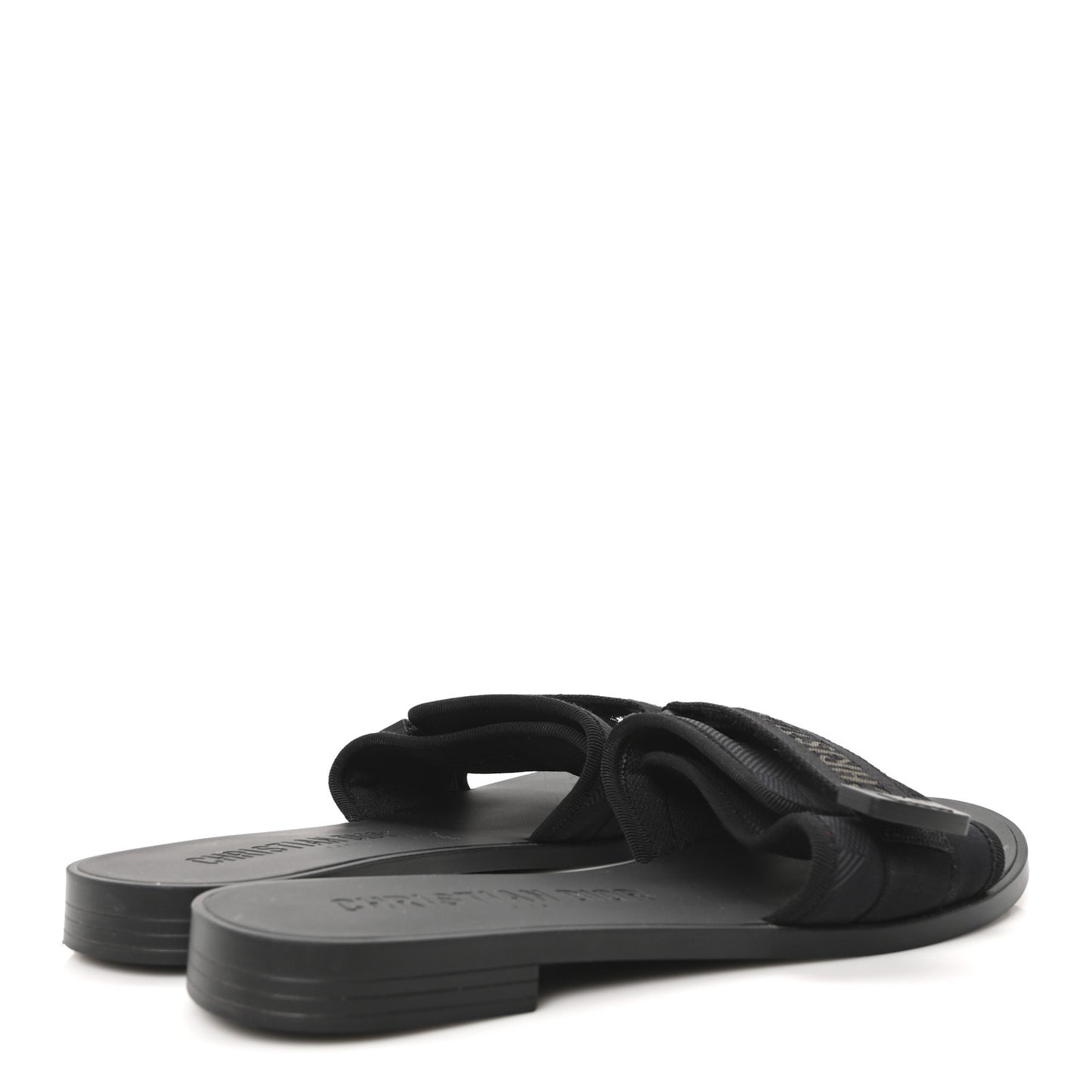 Technical Stretch Fabric Camouflage Dio(r)evolution Slide Sandals 39 Black Military