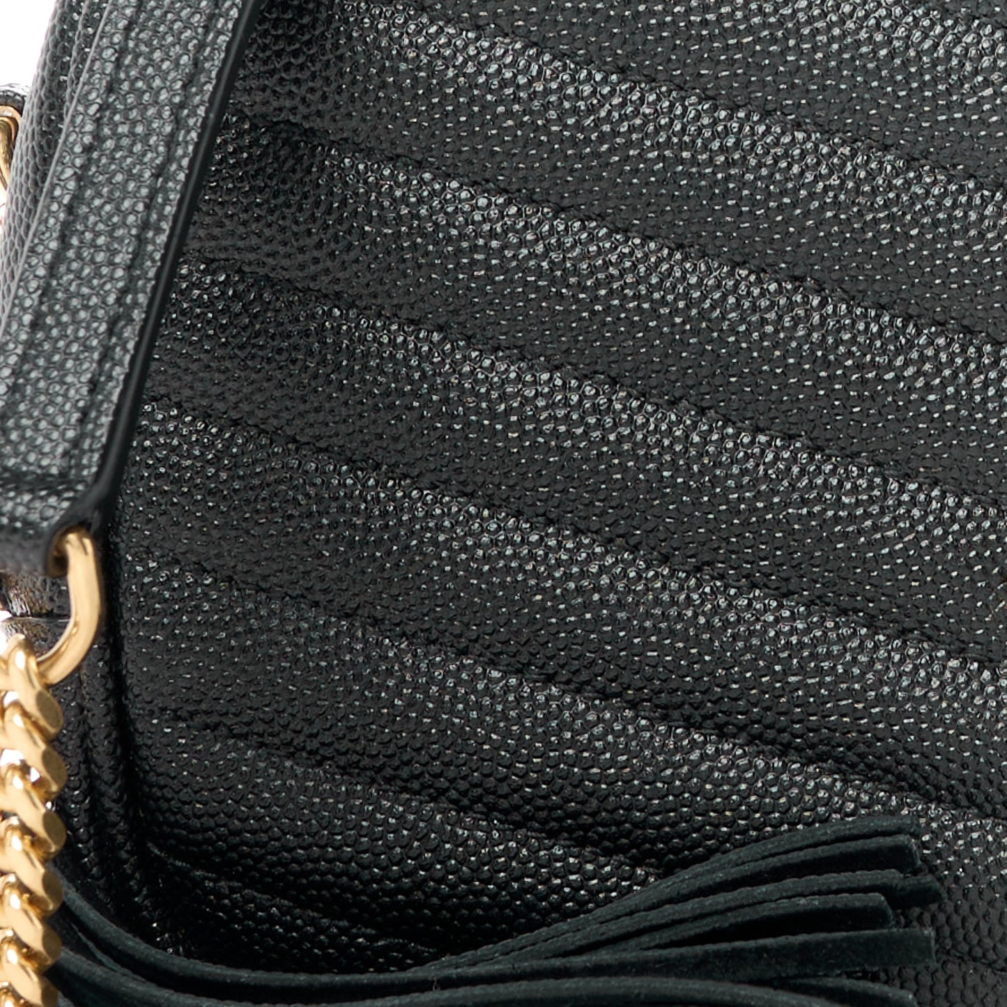 Grain De Poudre Matelasse Monogram Mini Lou Camera Bag Black