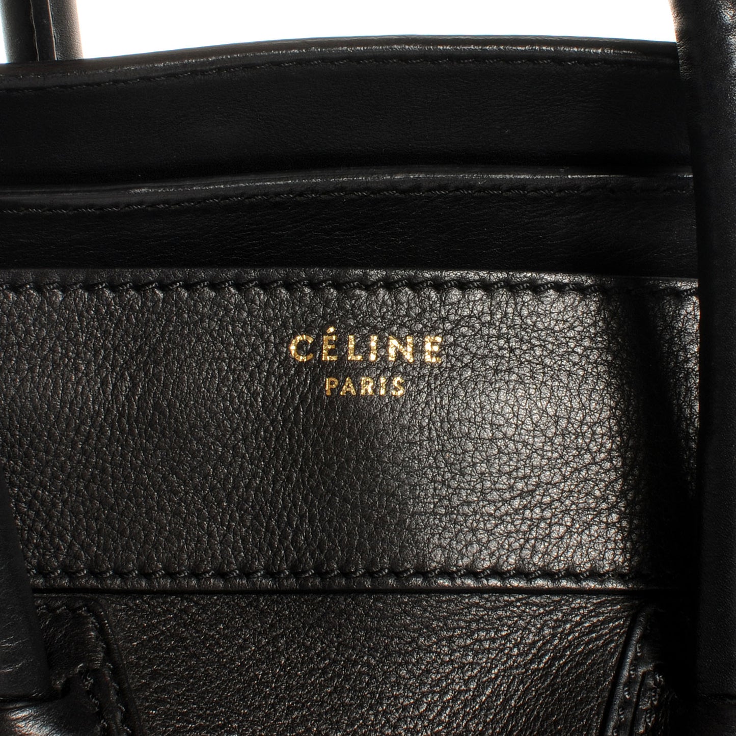 Smooth Calfskin Mini Luggage Black