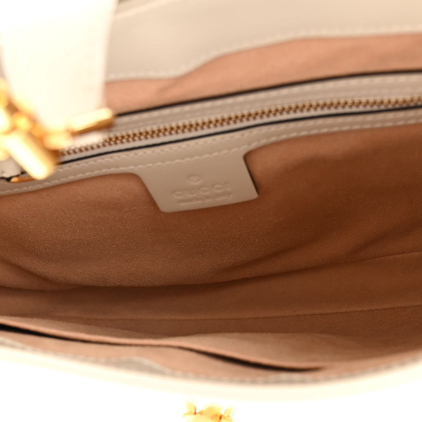Boarded Dyana Lux Calfskin Small Jackie 1961 Hobo Mystic White