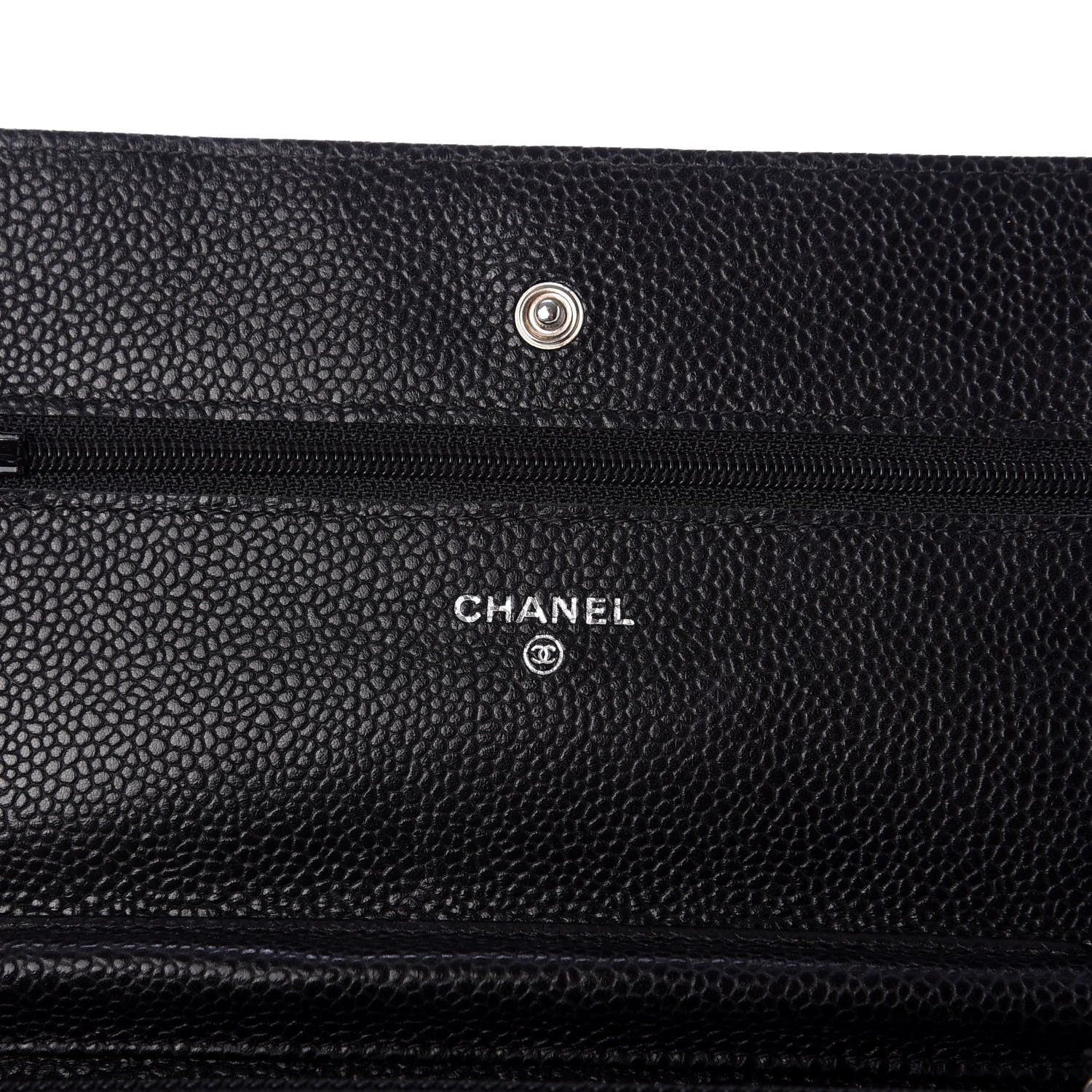 Chanel Caviar Quilted Wallet On Chain WOC Black 6 of 9