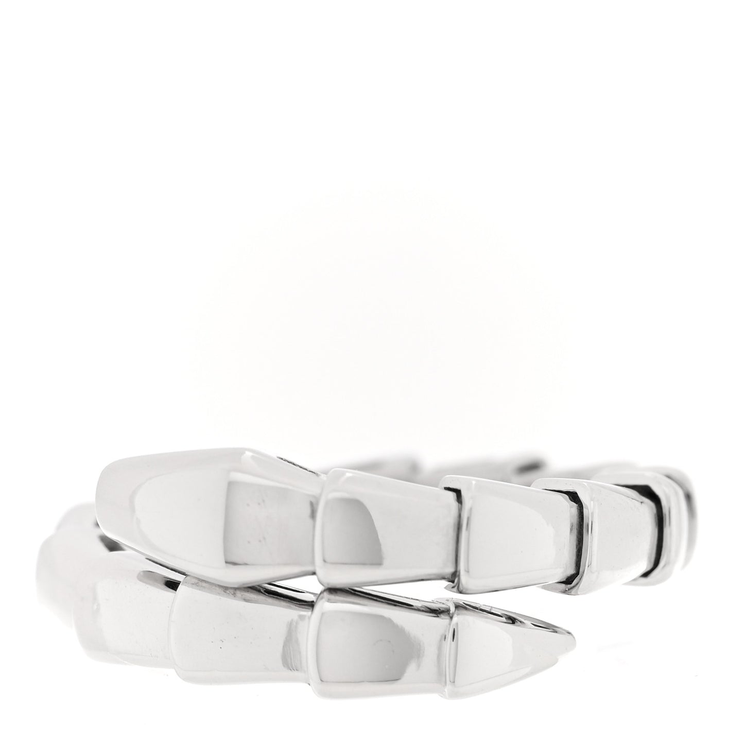 18K White Gold Serpenti Viper Ring XS