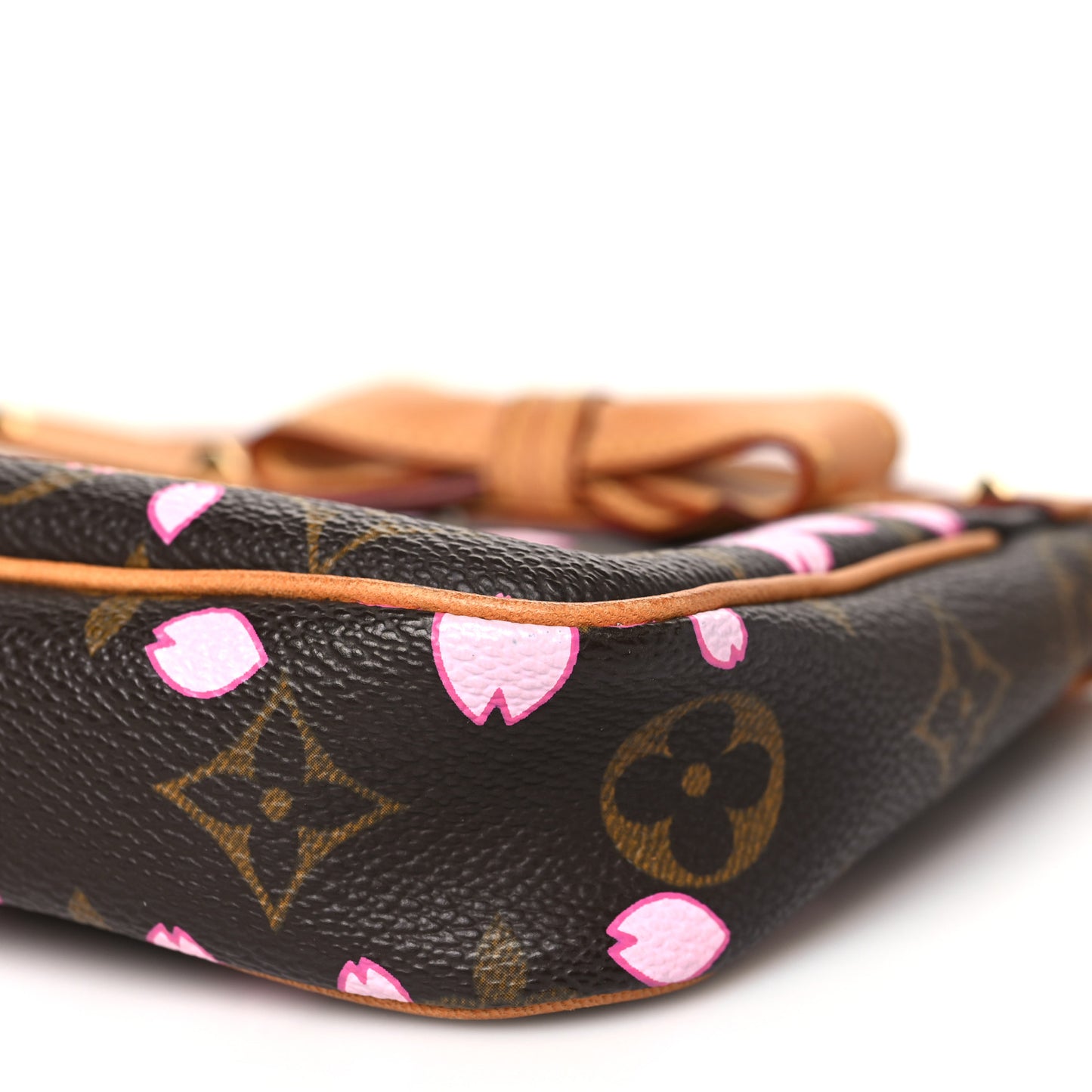 Monogram Cherry Blossom Pochette Accessories Brown