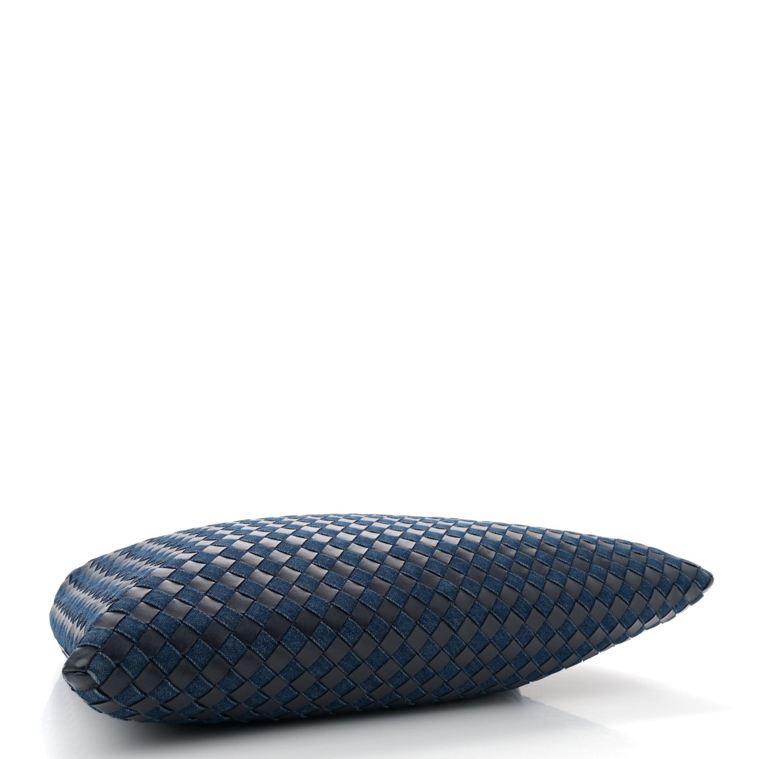 Bottega Veneta Denim Calfskin Intrecciato Large Hop Abyss Indigo 4 of 10