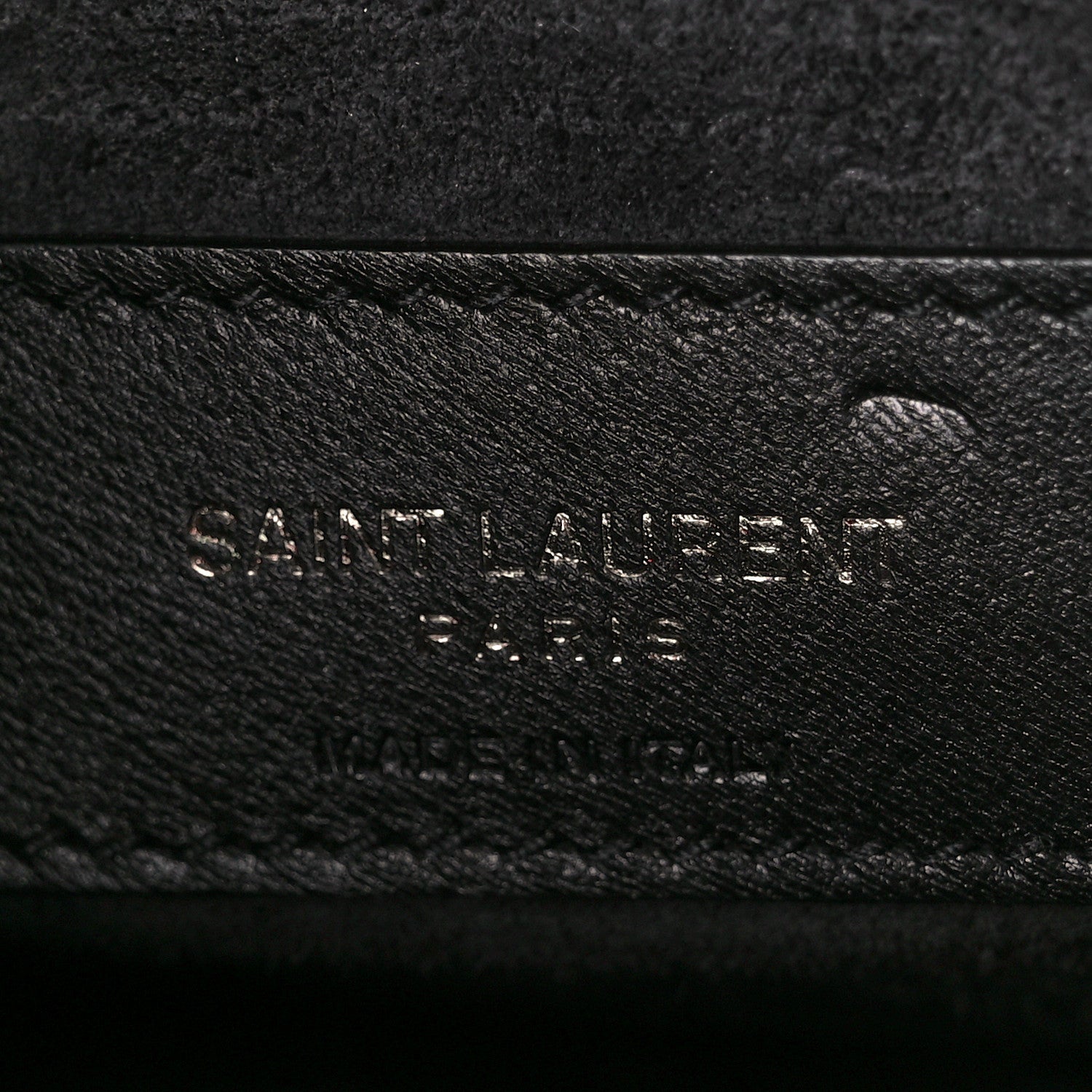 Saint Laurent Calfskin Medium Monogram Monochrome Sunset Black 6 of 13
