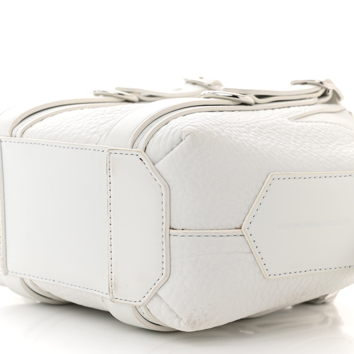 Alexander Wang Pebbled Calfskin Mini Emile White 11 of 13