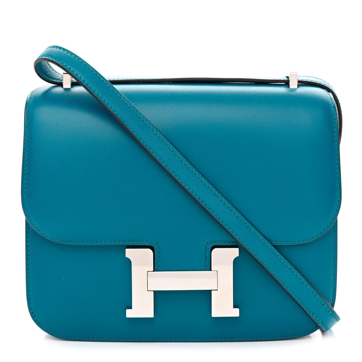 Hermes Tadelakt Constance 18 Bleu Izmir 1 of 14