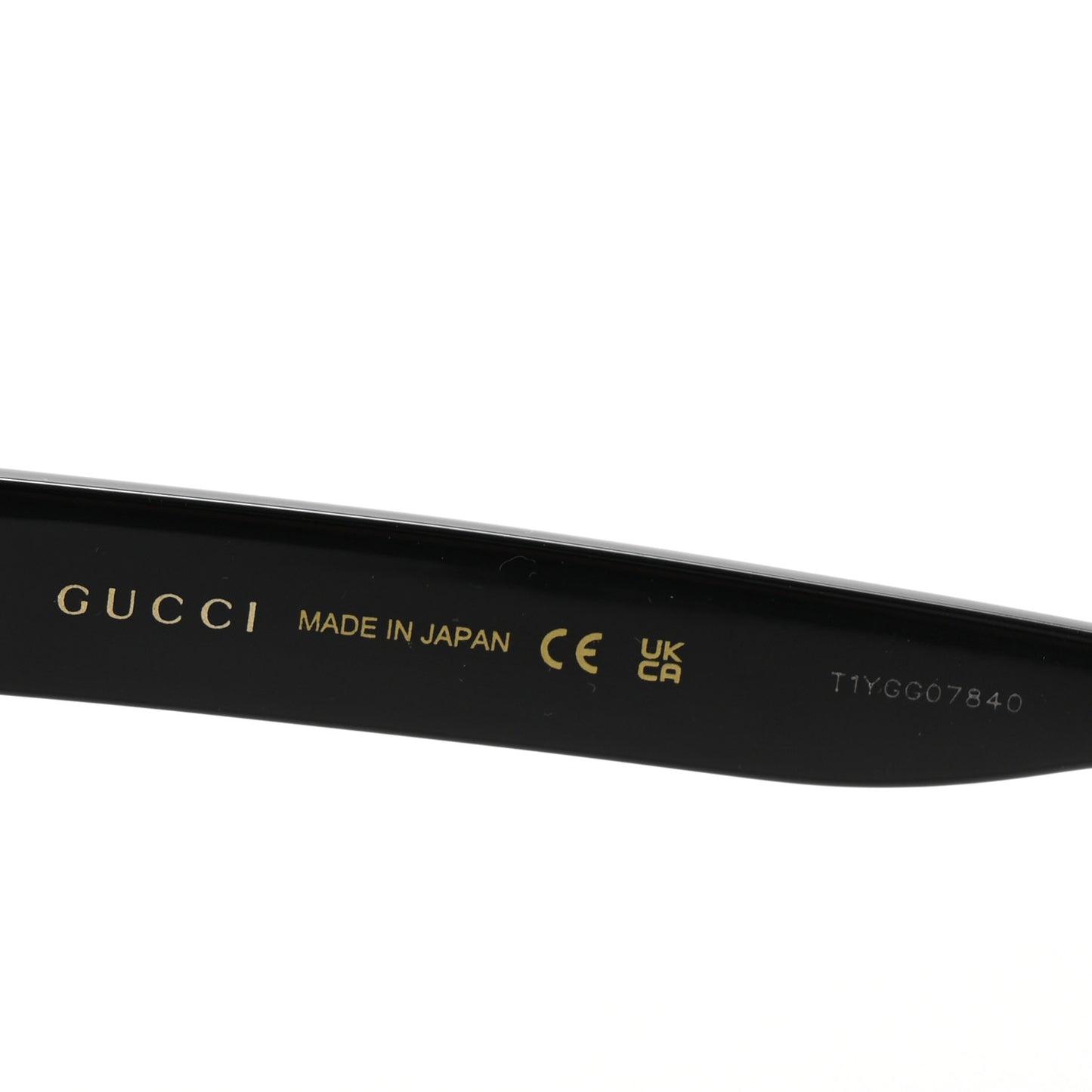 Acetate Round Sunglasses GG0035S Black