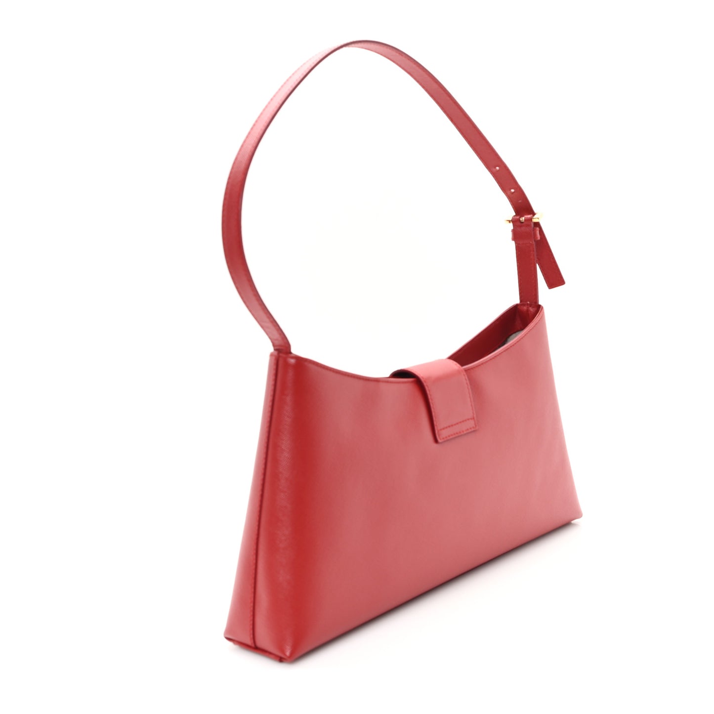 Saffiano Trifolio Shoulder Bag Coral
