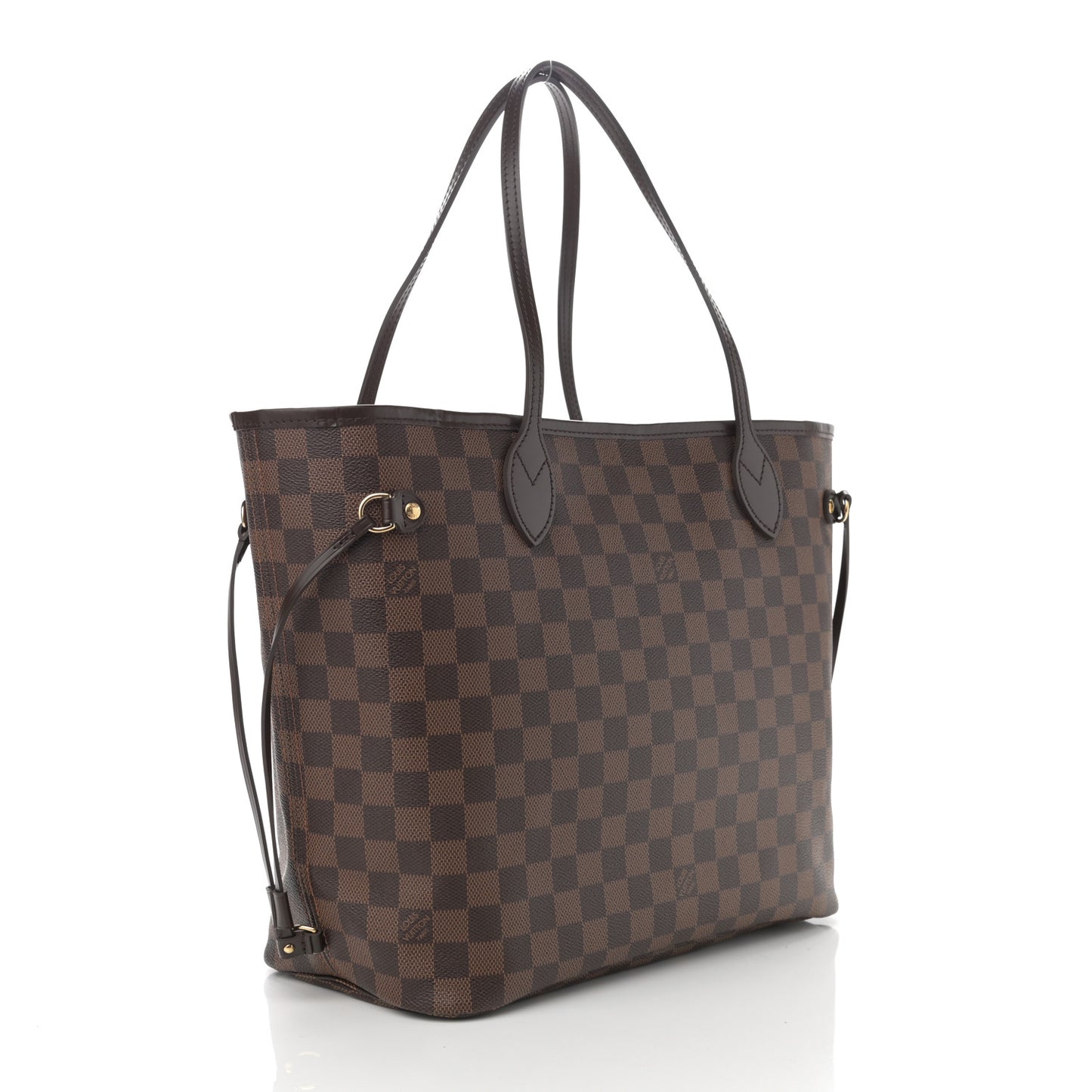 Damier Ebene Neo Neverfull MM Rose Ballerine