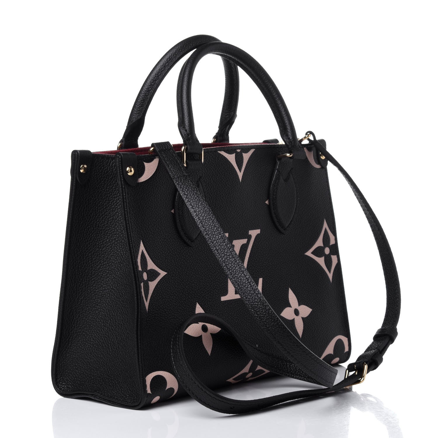 Louis Vuitton Empreinte Monogram Giant Onthego PM Black Beige 4 of 10