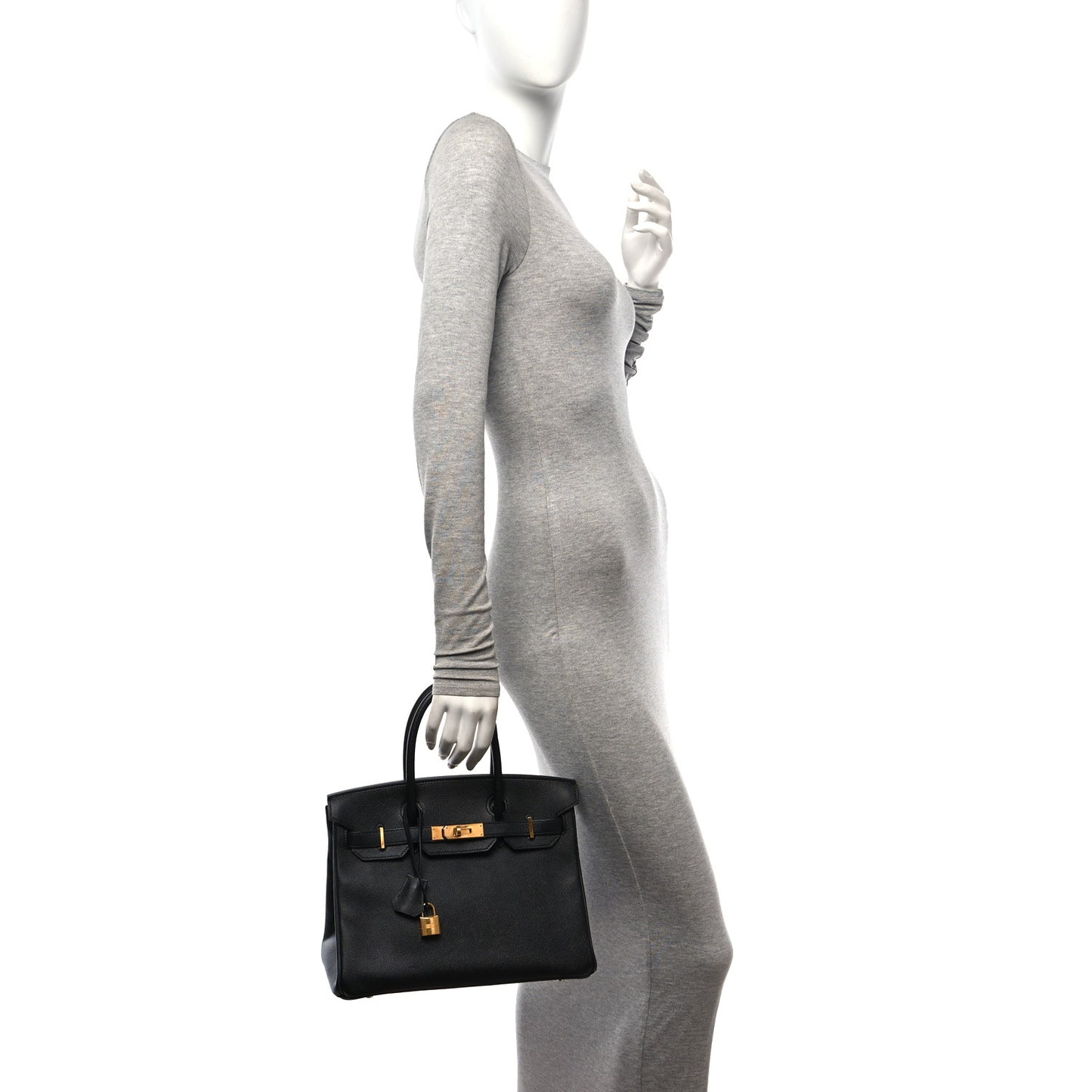 Epsom Birkin 30 Black