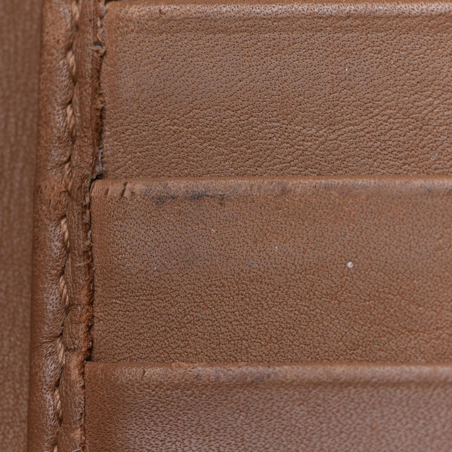 Nappa Intrecciato Bi-Fold Wallet Noce