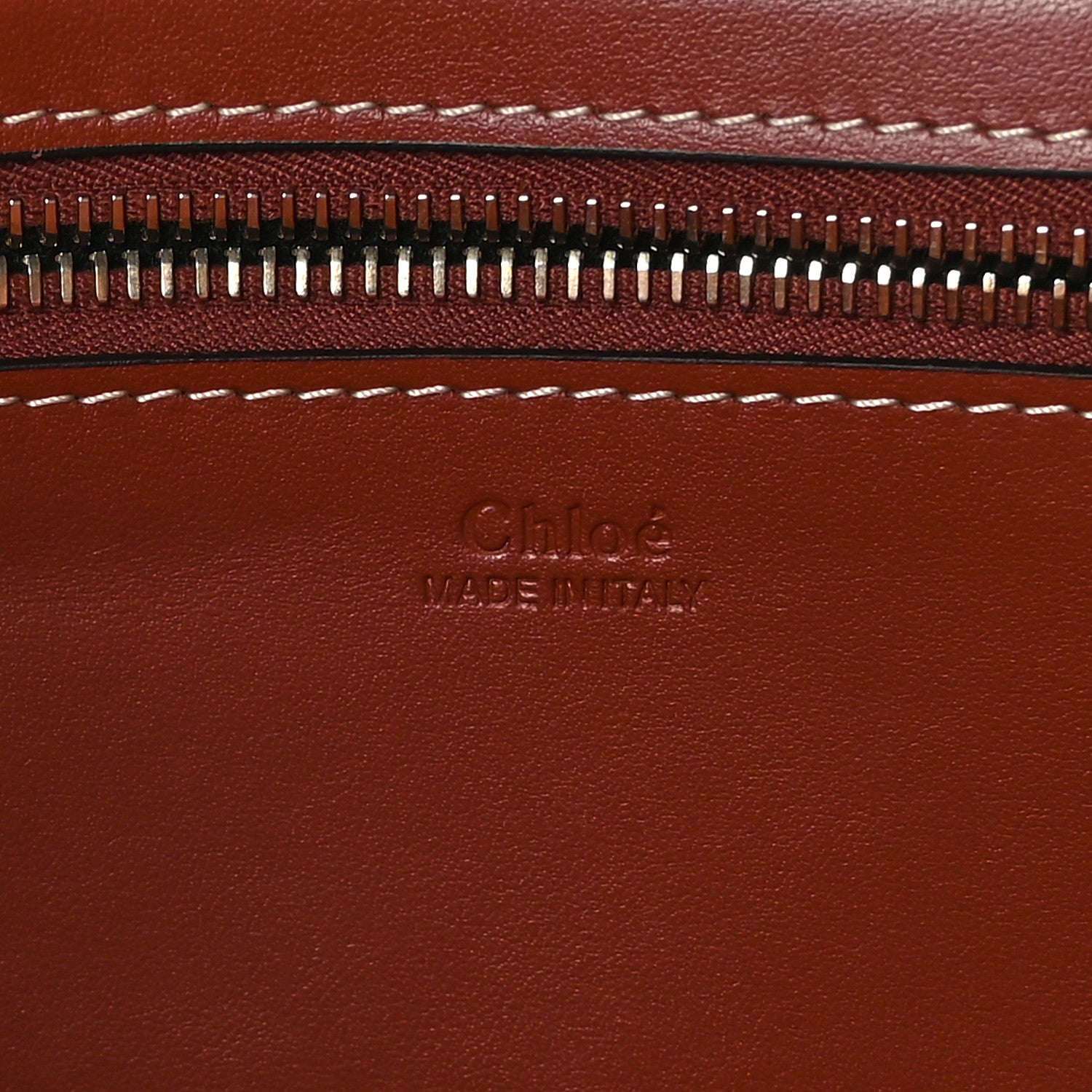 Chloe Felt Calfskin Medium Woody Ribbon Tote Black 6 of 10